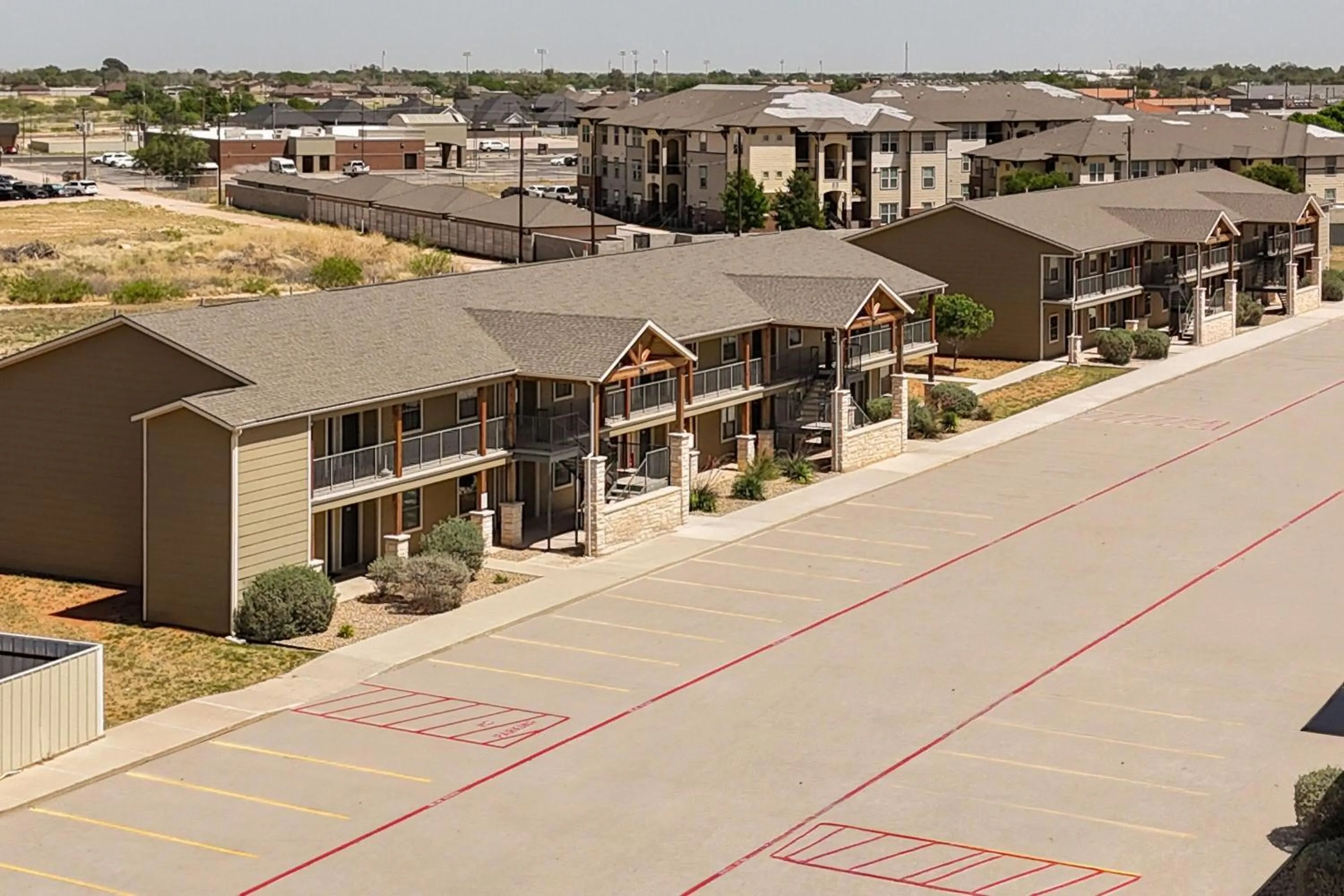 Property building in Eagle's Den Suites Andrews a Travelodge by Wyndham