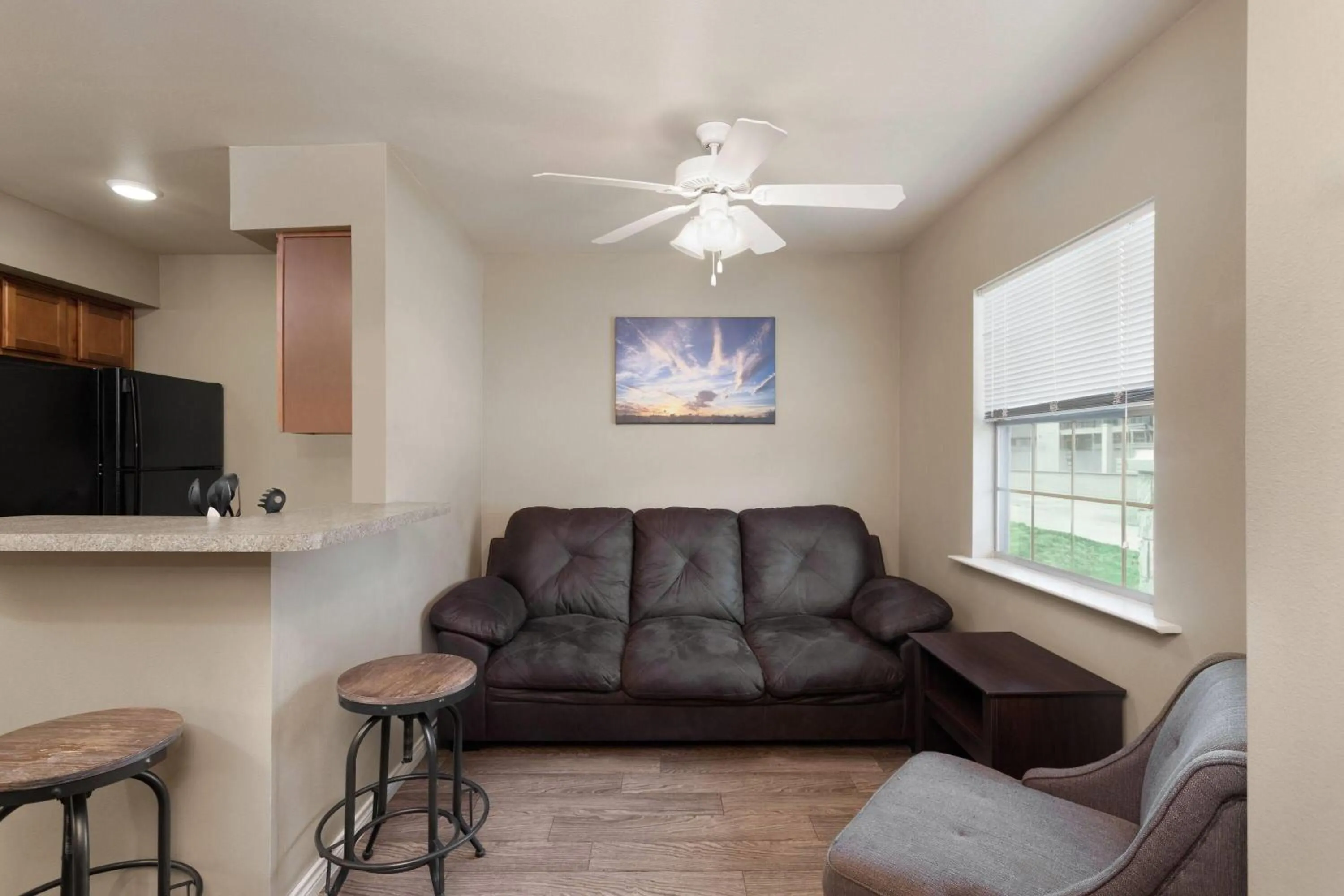 Photo of the whole room in Eagle's Den Suites Andrews a Travelodge by Wyndham