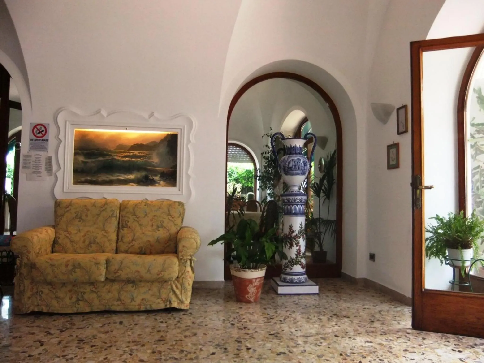 Lobby or reception in Hotel Biancamaria