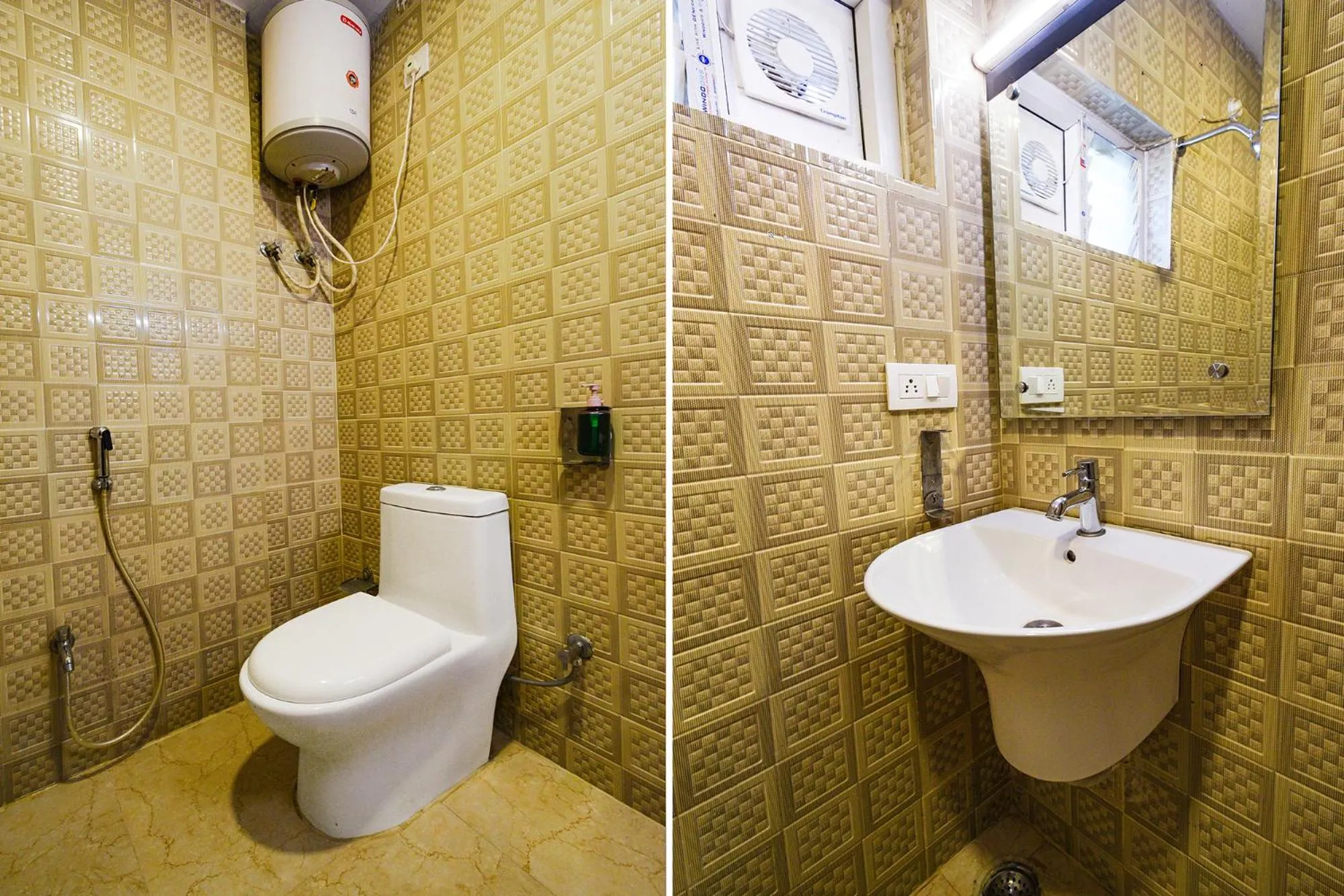 Bathroom in Fabhotel Cinco Primera Nr LV Prasad, Banjara Hills