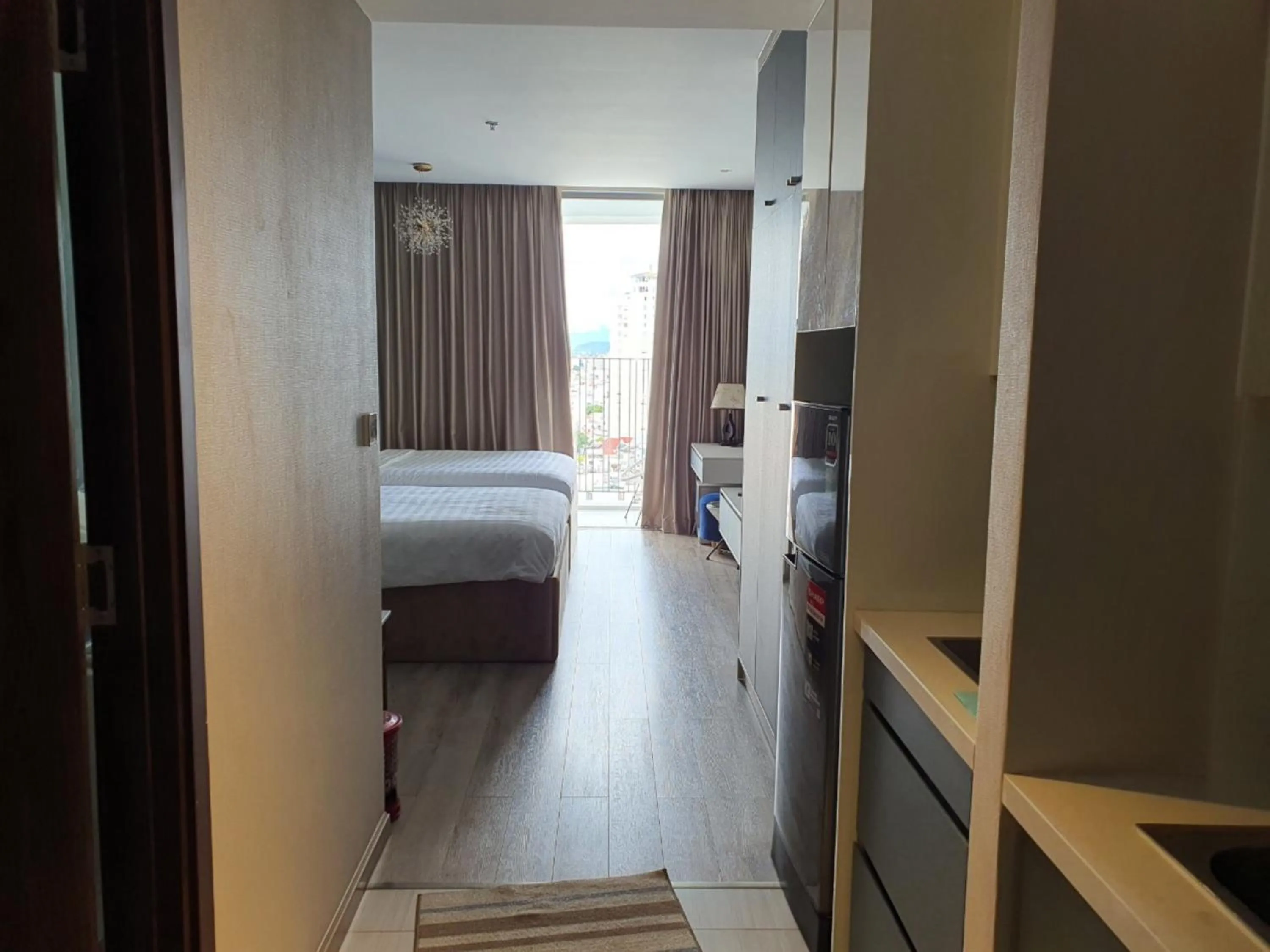 Bed in Handy Panorama Nha Trang Condotel