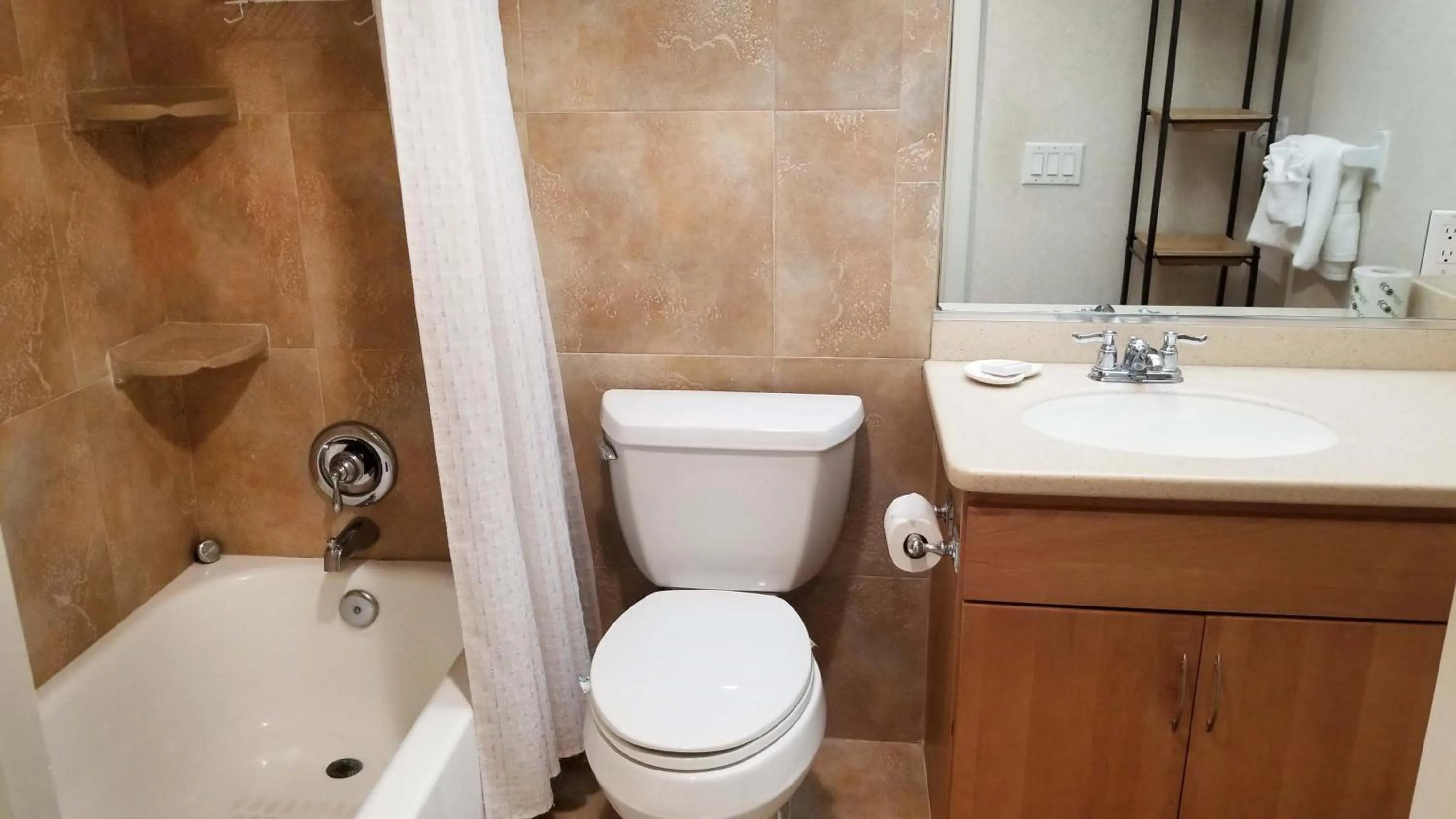 Bathroom in Gulf Strand Resort by Travel Resort Services