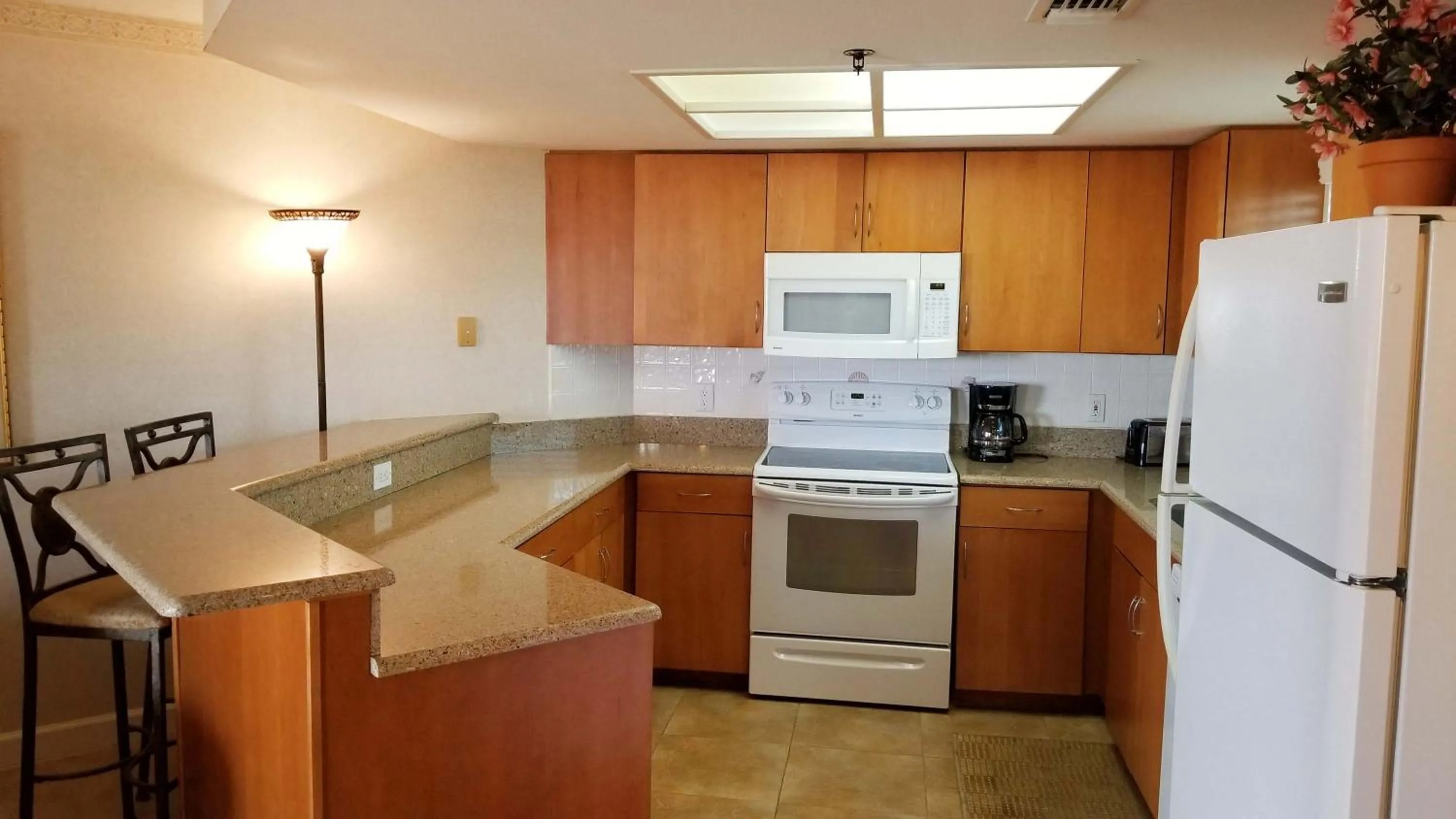 Kitchen or kitchenette in Gulf Strand Resort by Travel Resort Services