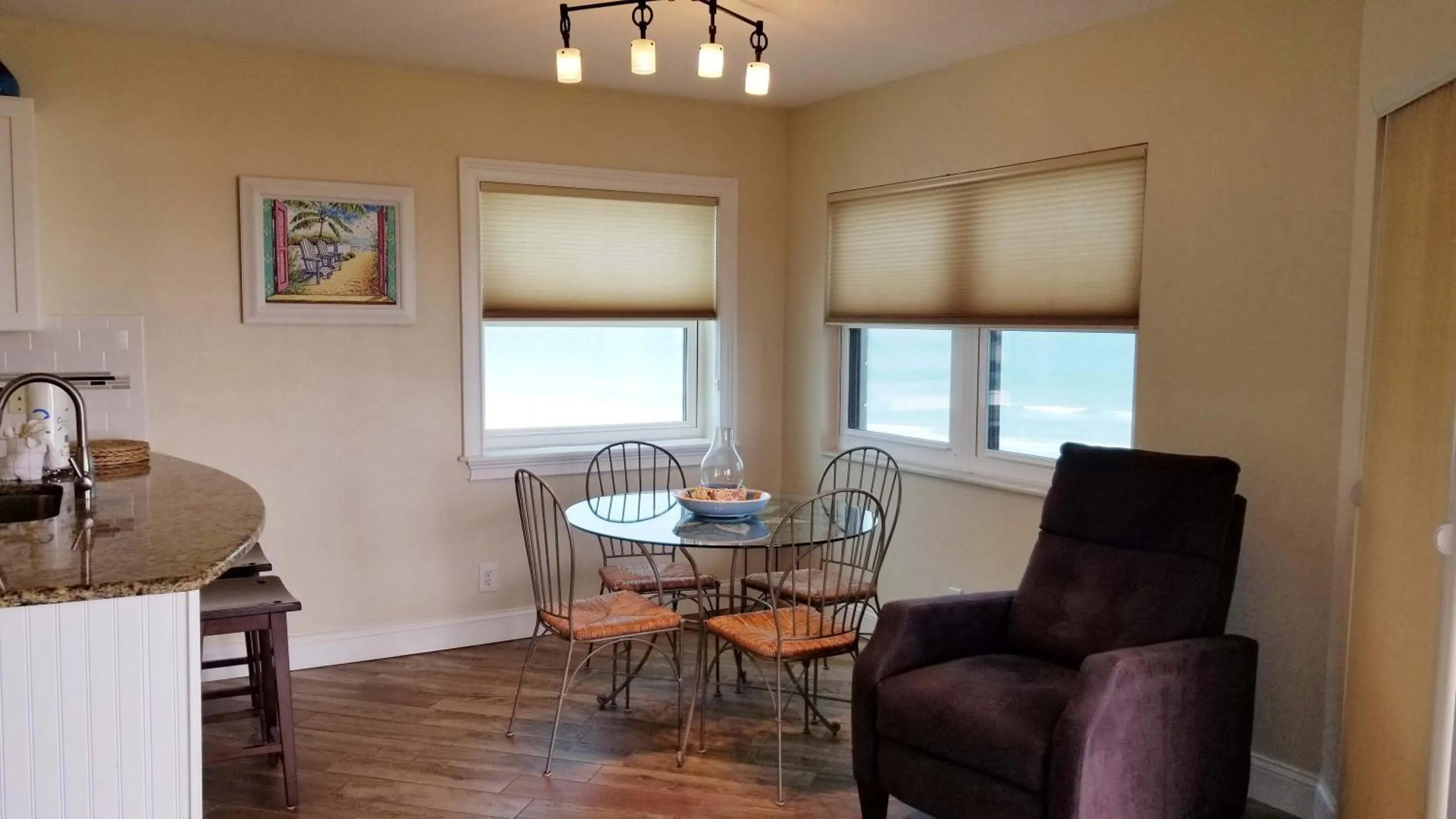 Dining area in Gulf Strand Resort by Travel Resort Services