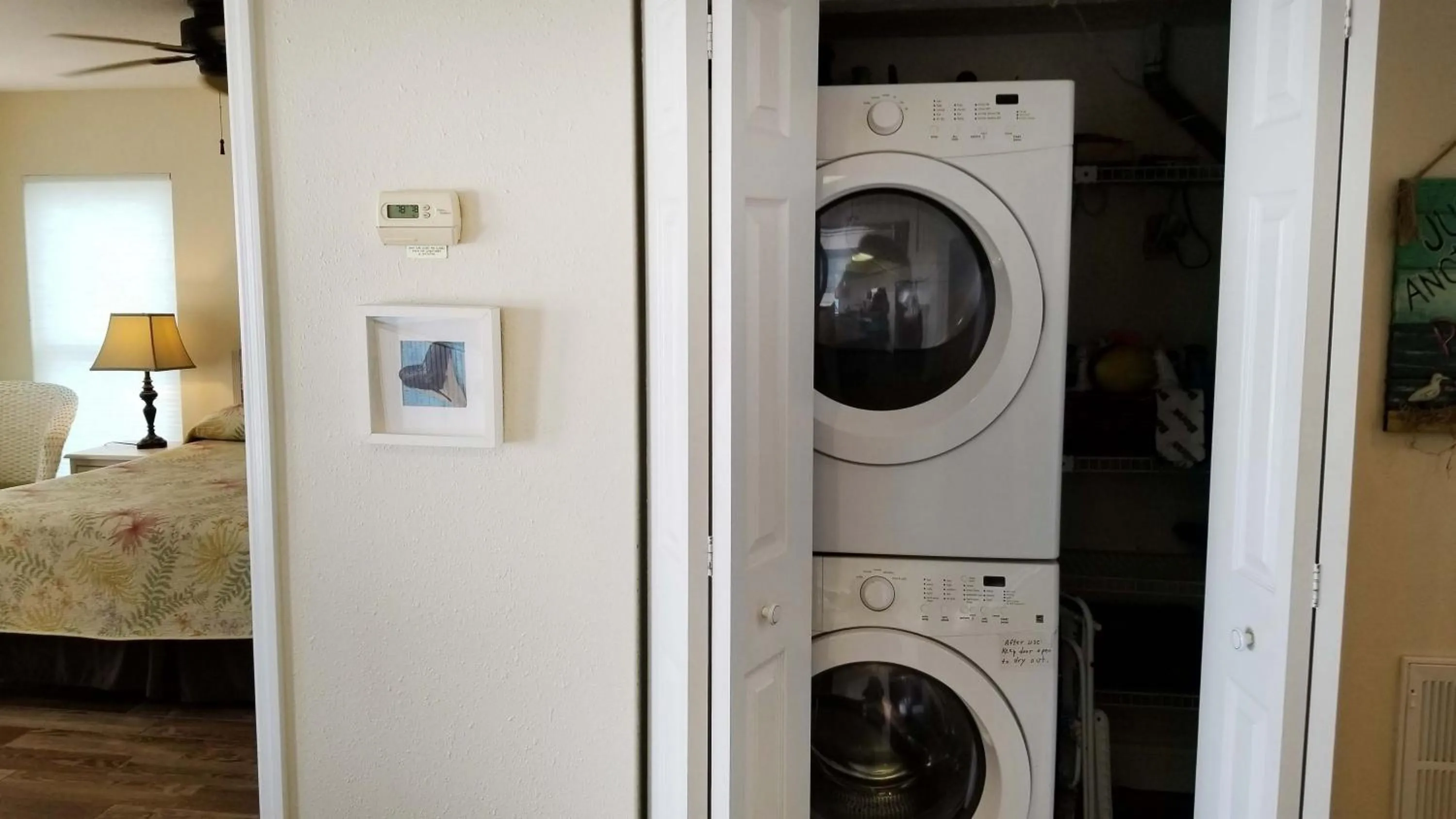 washing machine in Gulf Strand Resort by Travel Resort Services