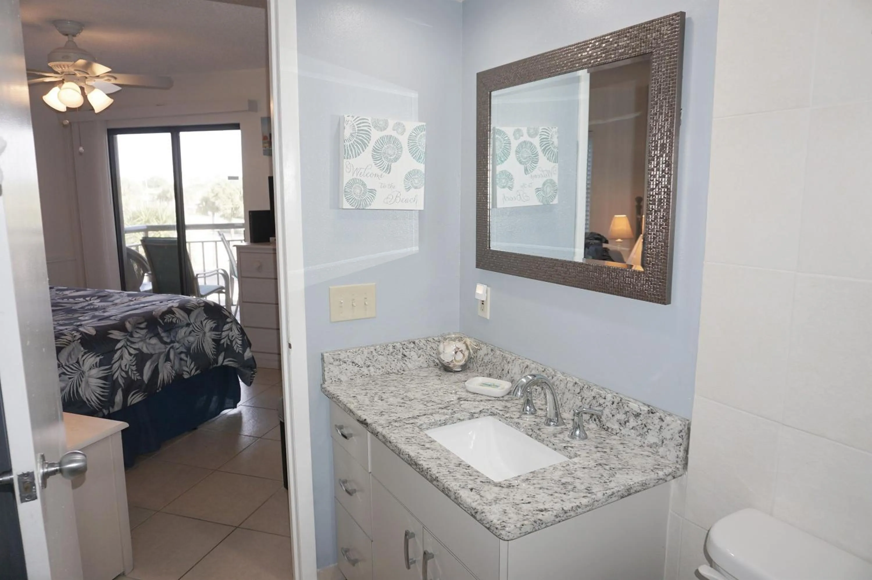 Bathroom in Gulf Strand Resort by Travel Resort Services