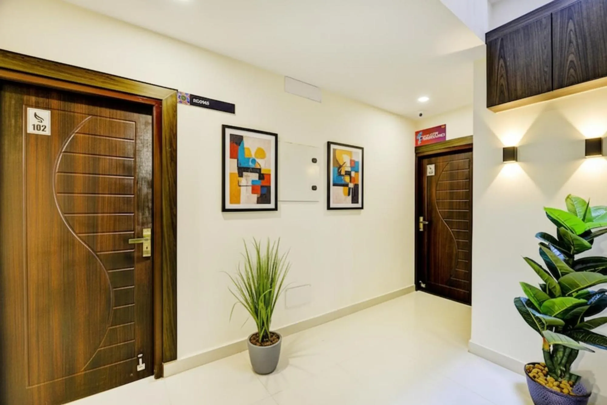 Lobby or reception in FabHotel Sky Bay Residency