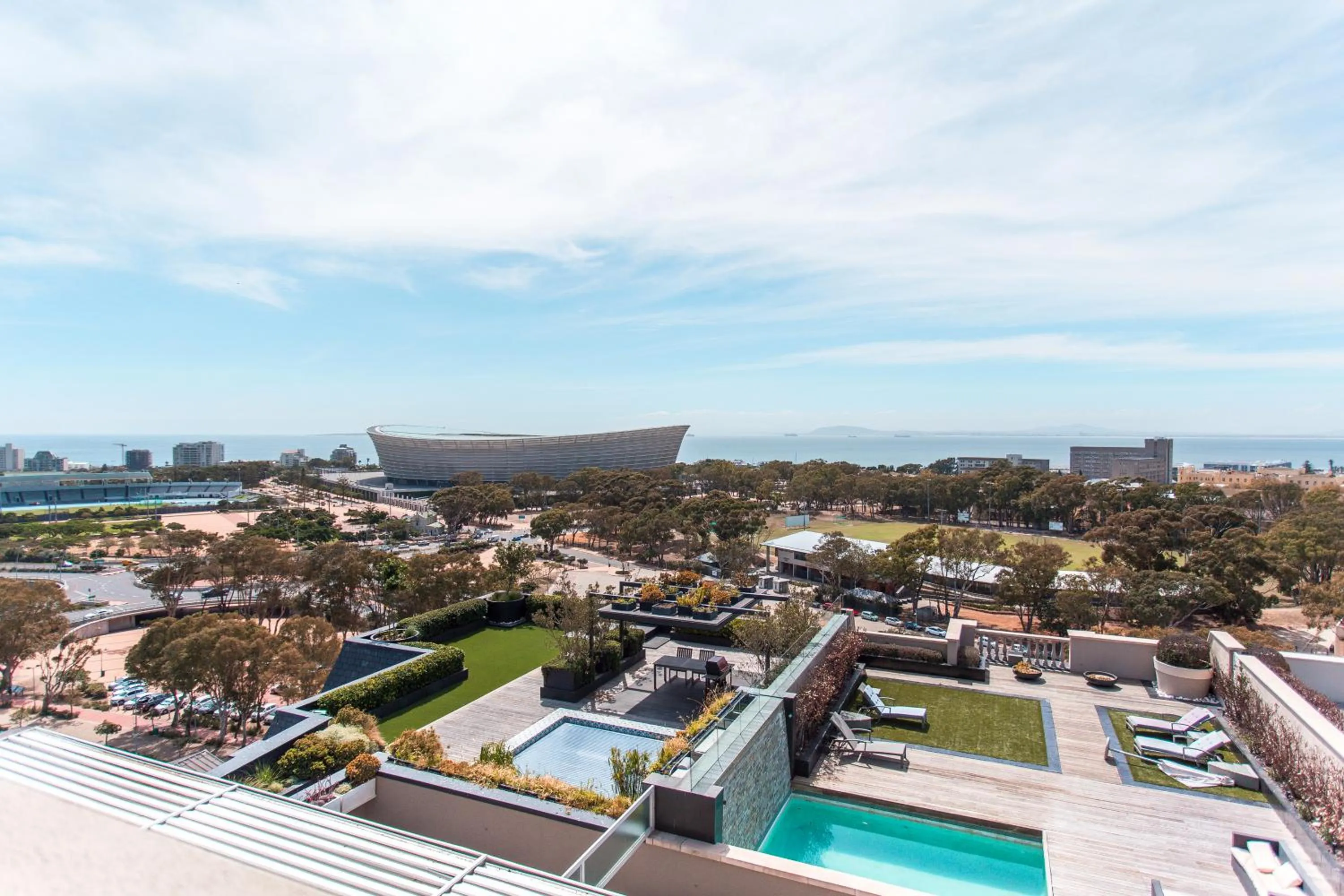 Bird's eye view in Unit 620 Cape Royale Luxury Apartments