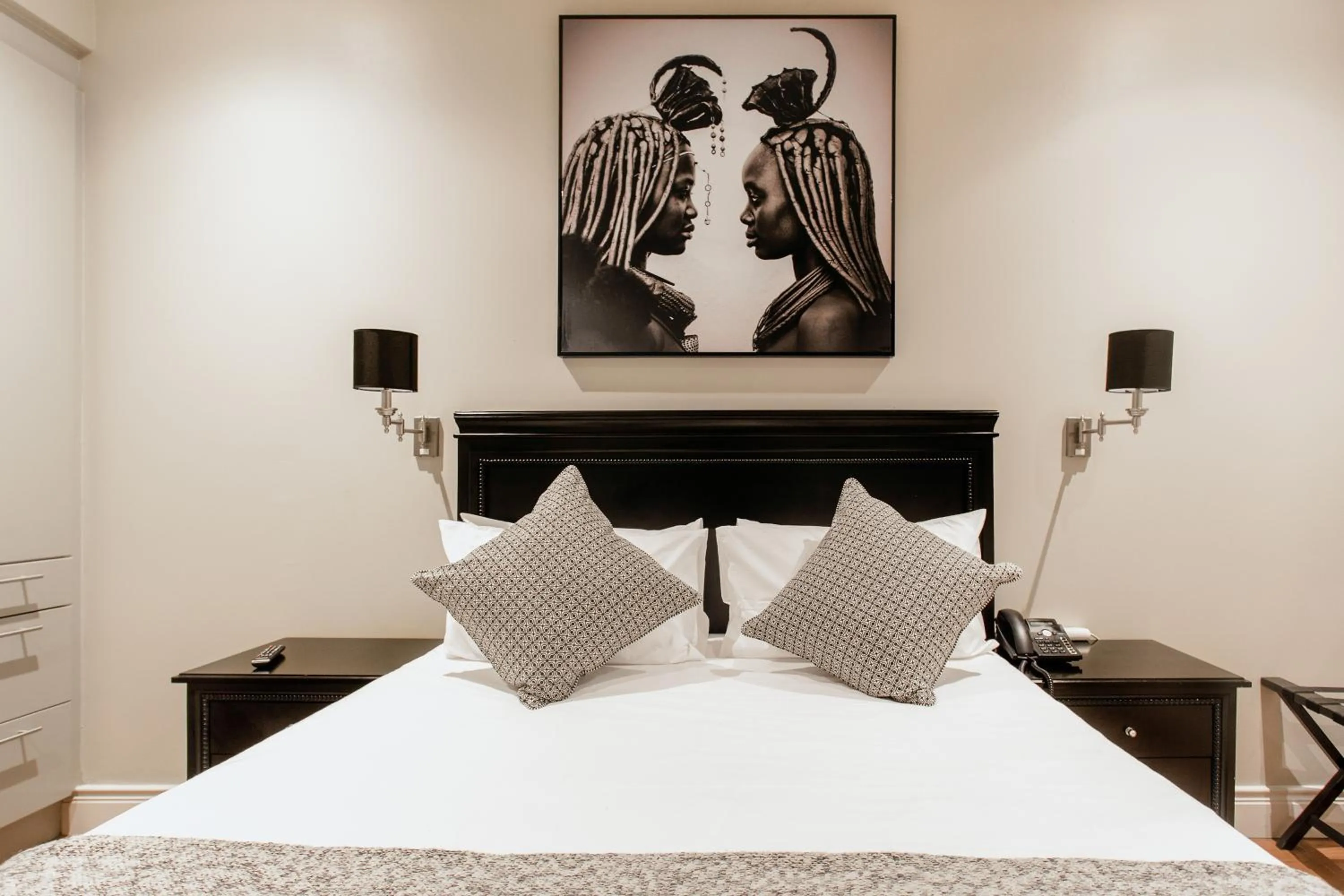 Bed in Unit 620 Cape Royale Luxury Apartments