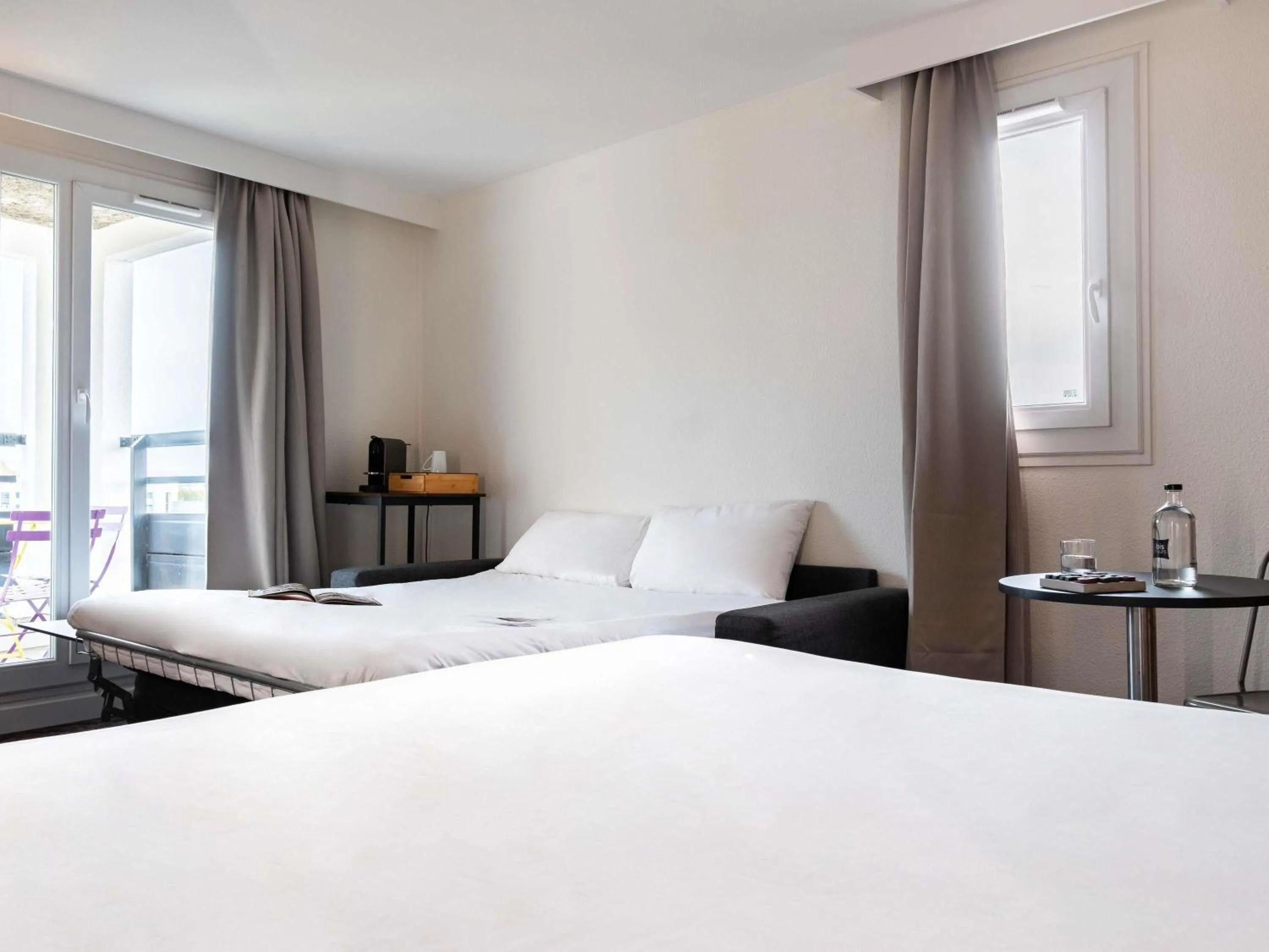 Bed in Ibis Styles Lyon Villeurbanne Parc de la Tête d'Or