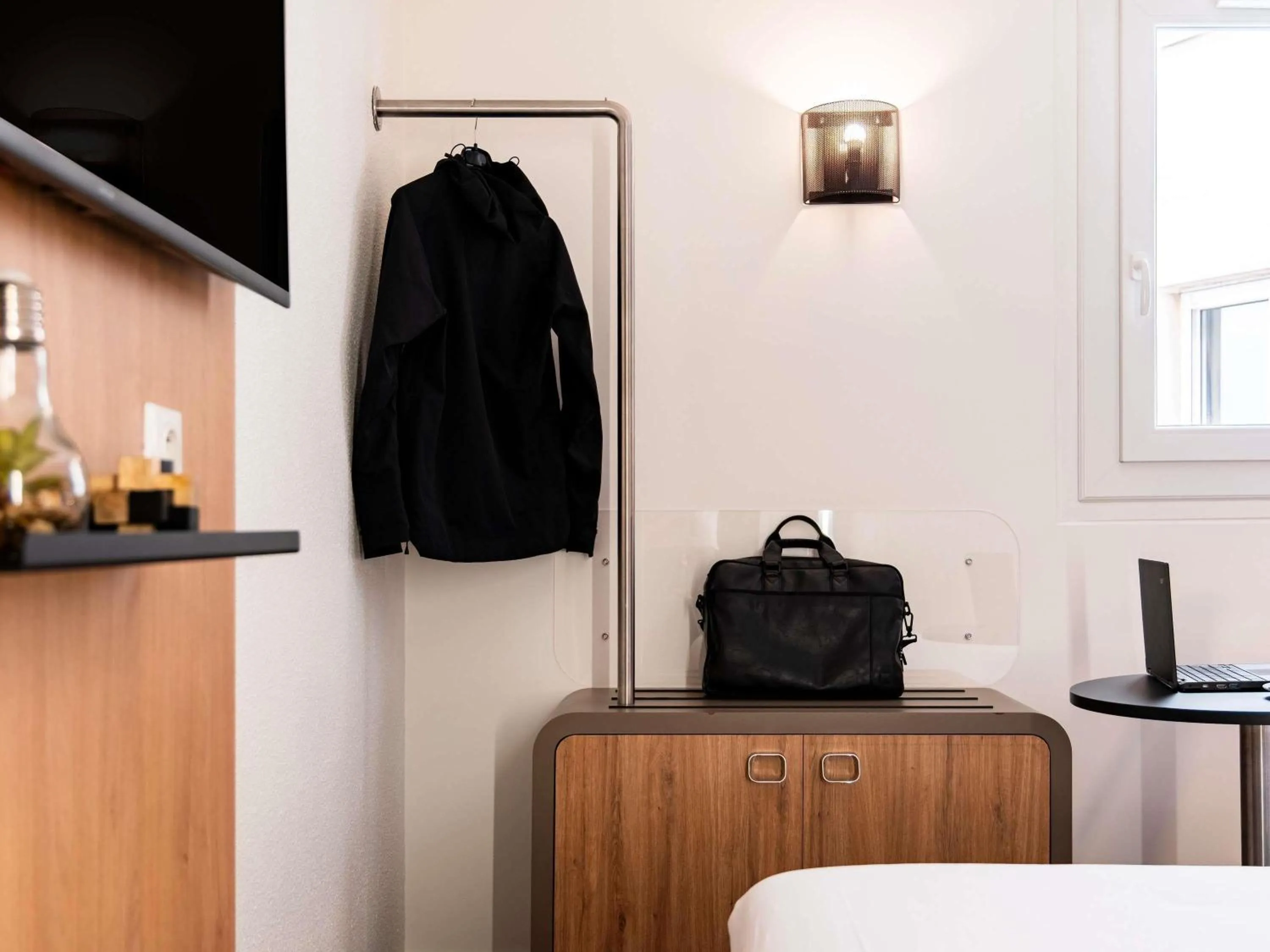 Bedroom in Ibis Styles Lyon Villeurbanne Parc de la Tête d'Or