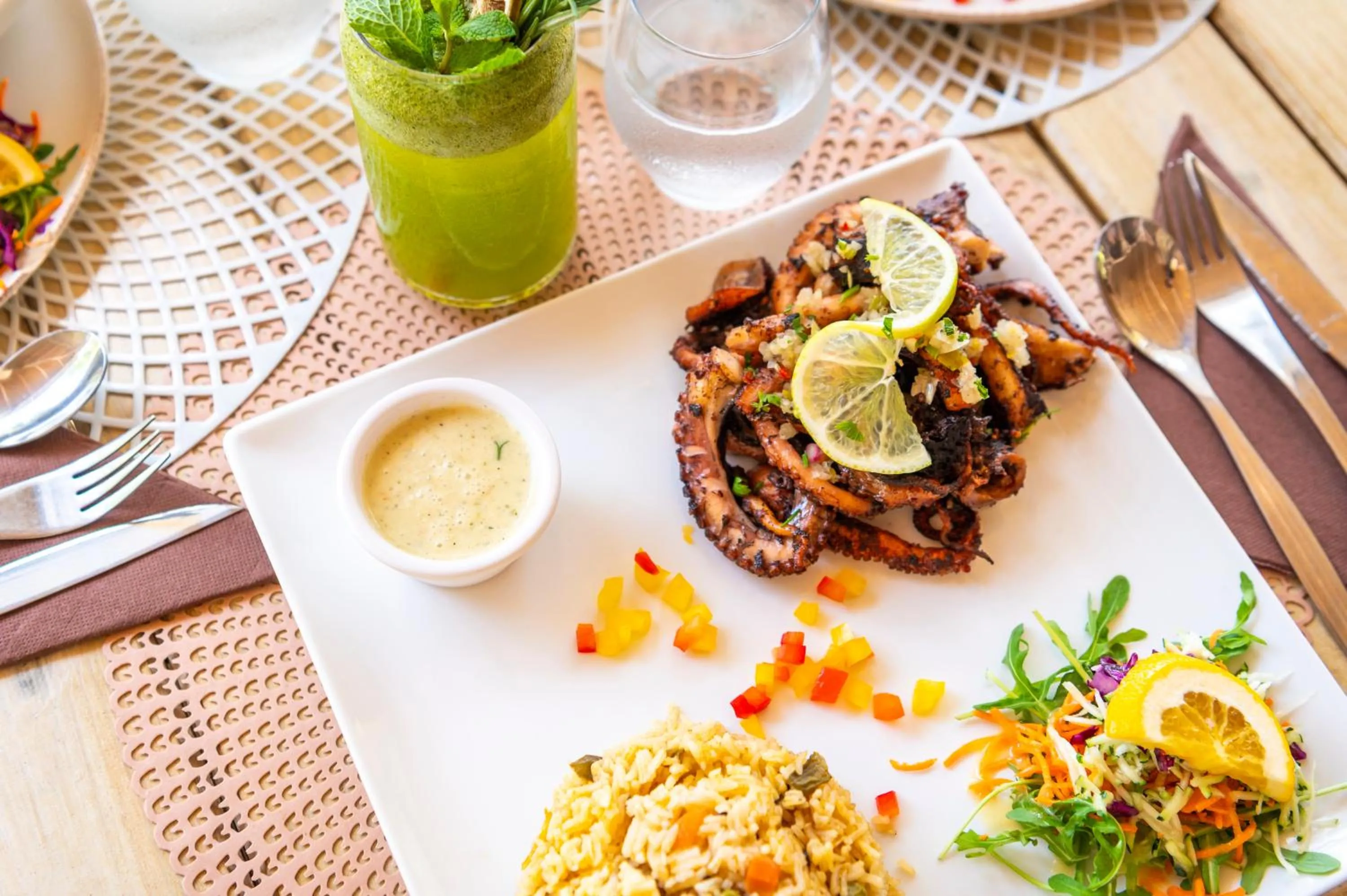 Food and drinks in Village Pierre & Vacances Sainte Anne