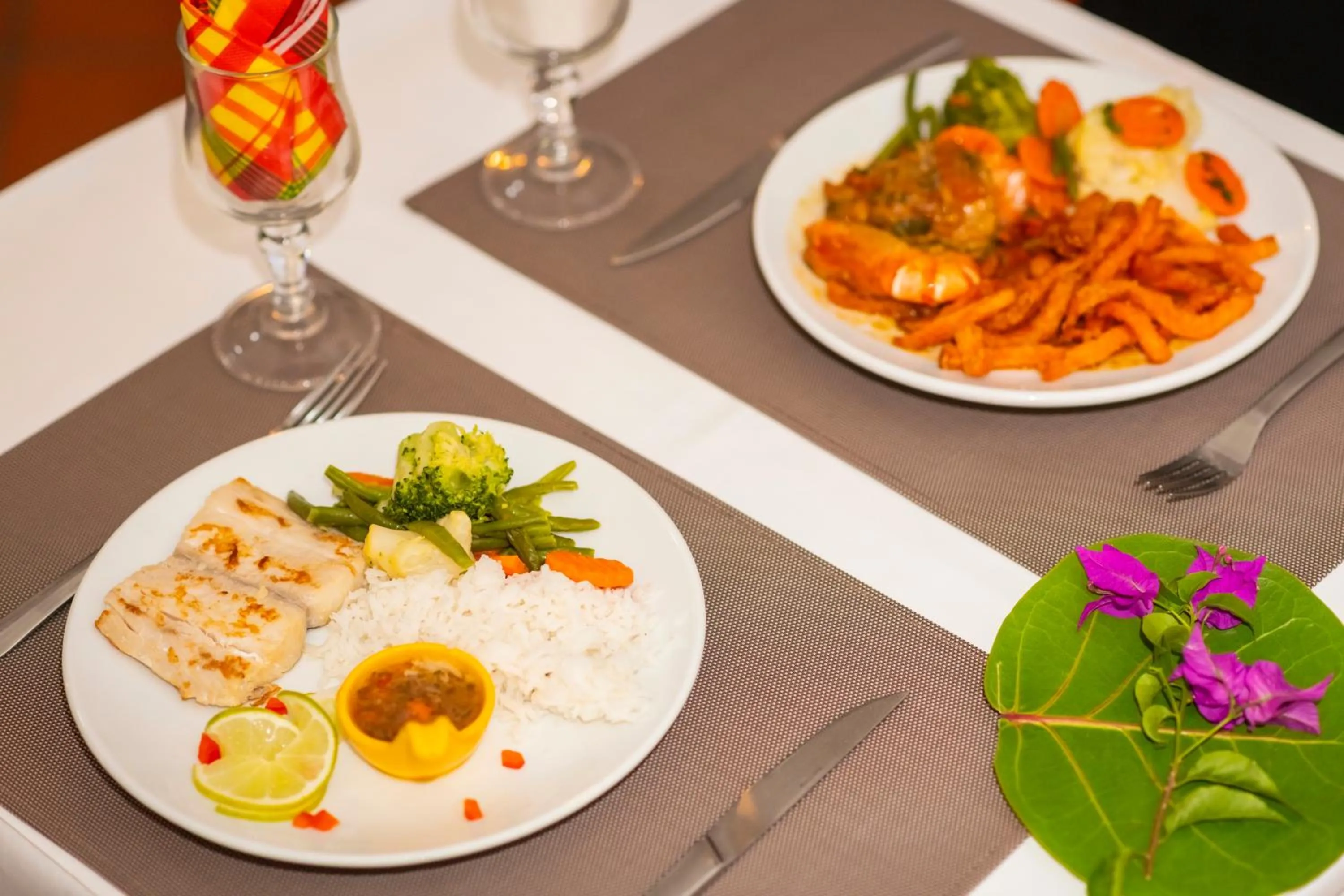 Food and drinks in Village Pierre & Vacances Sainte Anne