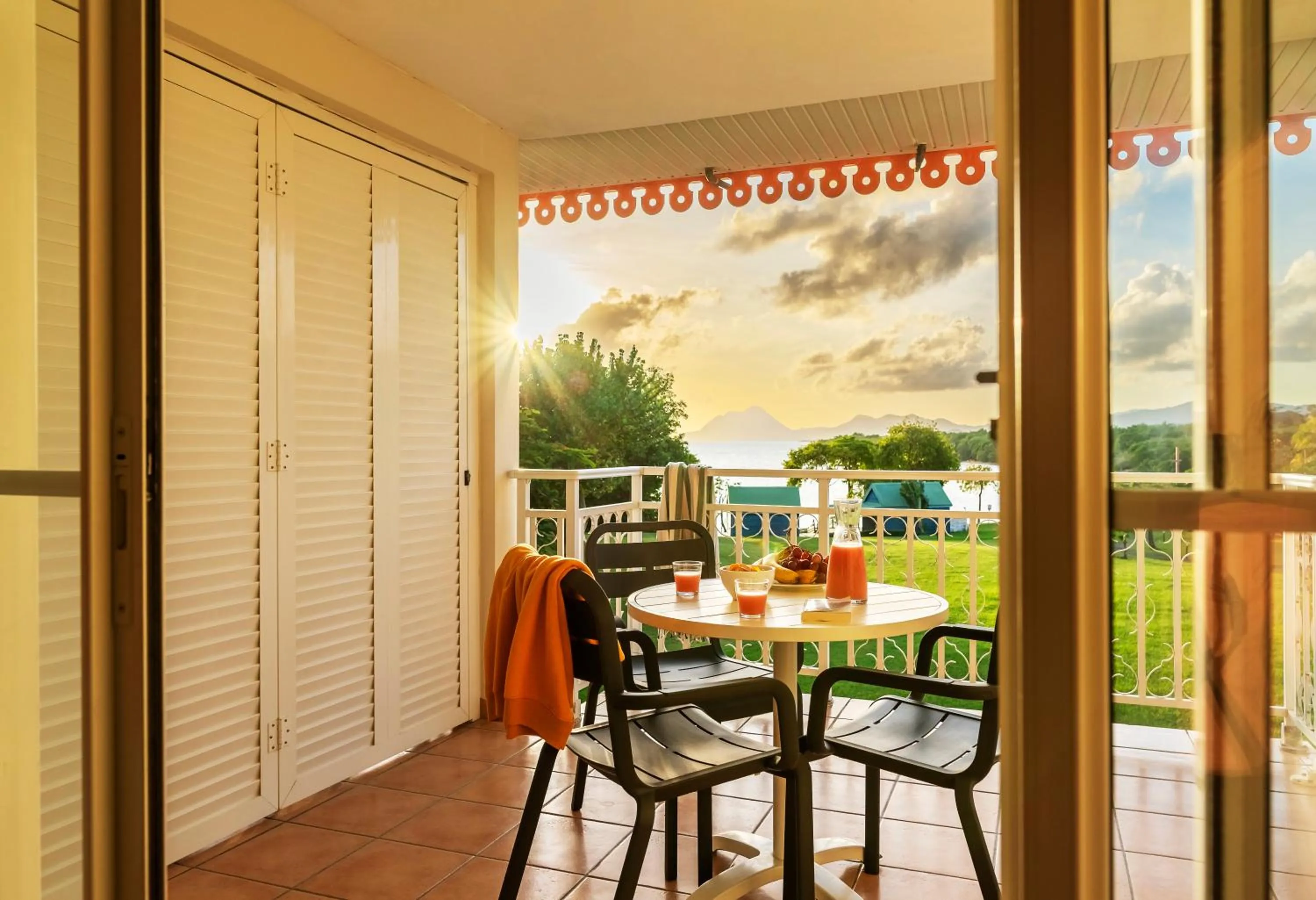 Patio in Village Pierre & Vacances Sainte Luce