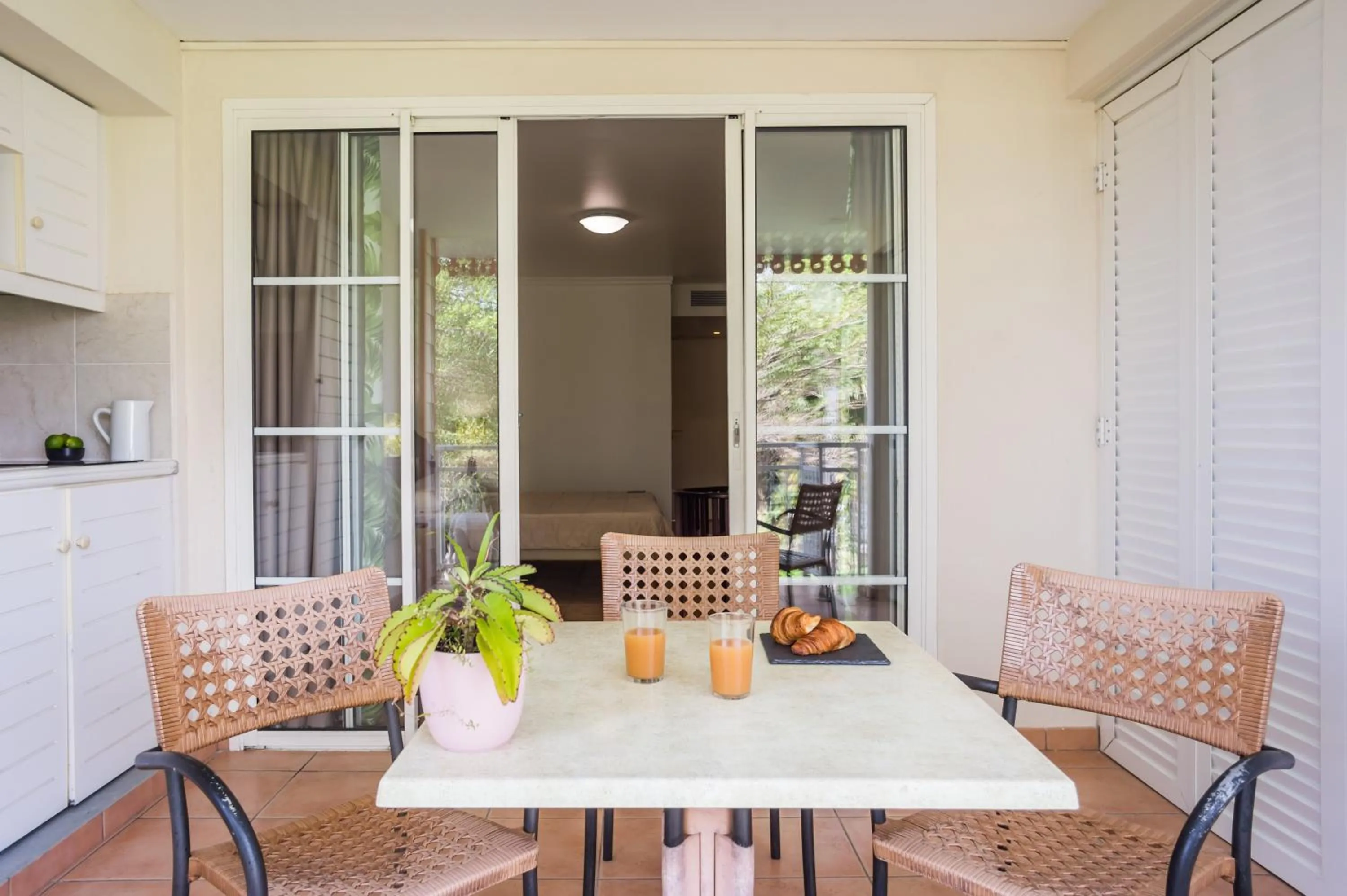 Patio in Village Pierre & Vacances Sainte Luce