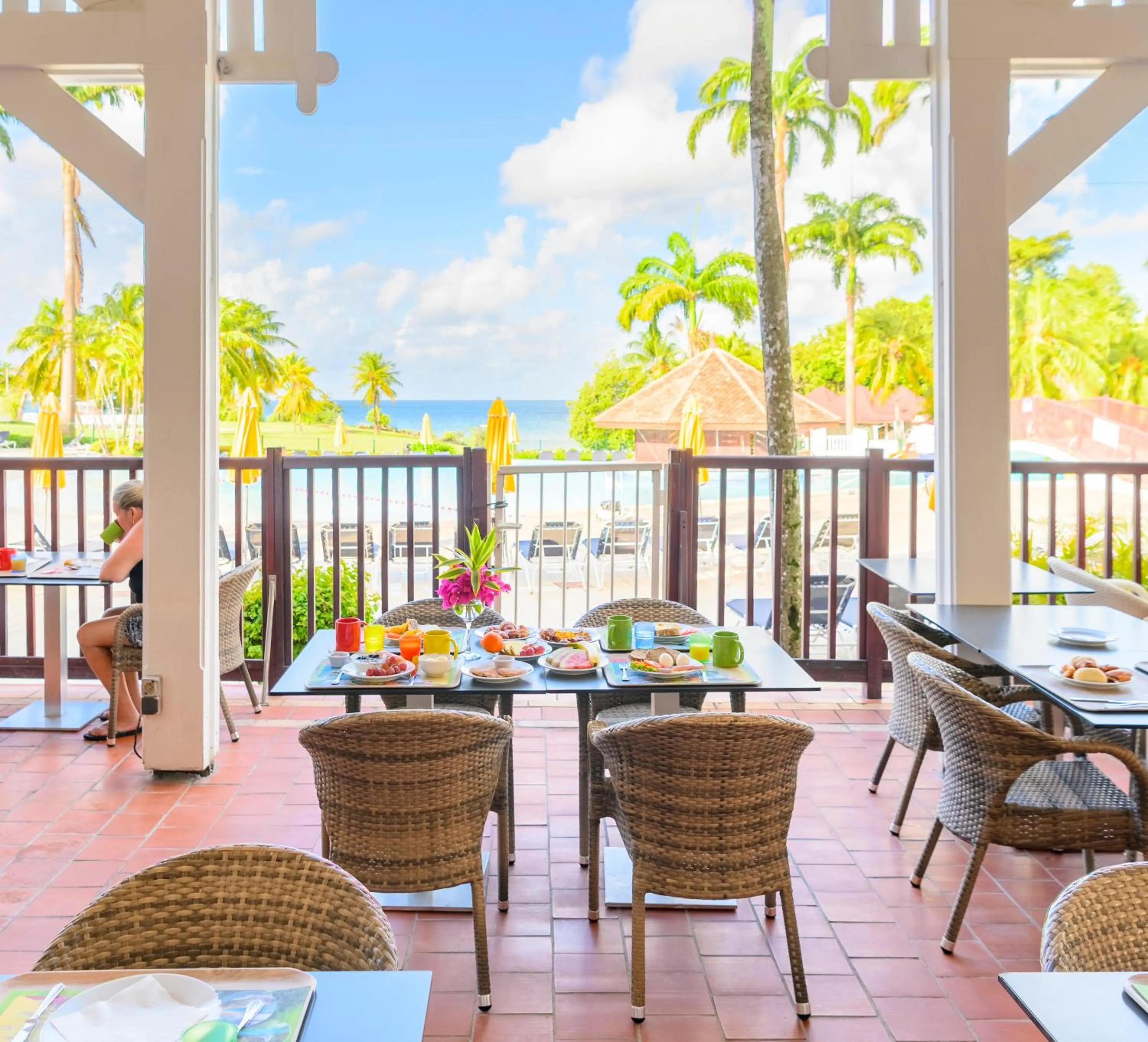 Patio in Village Pierre & Vacances Sainte Luce