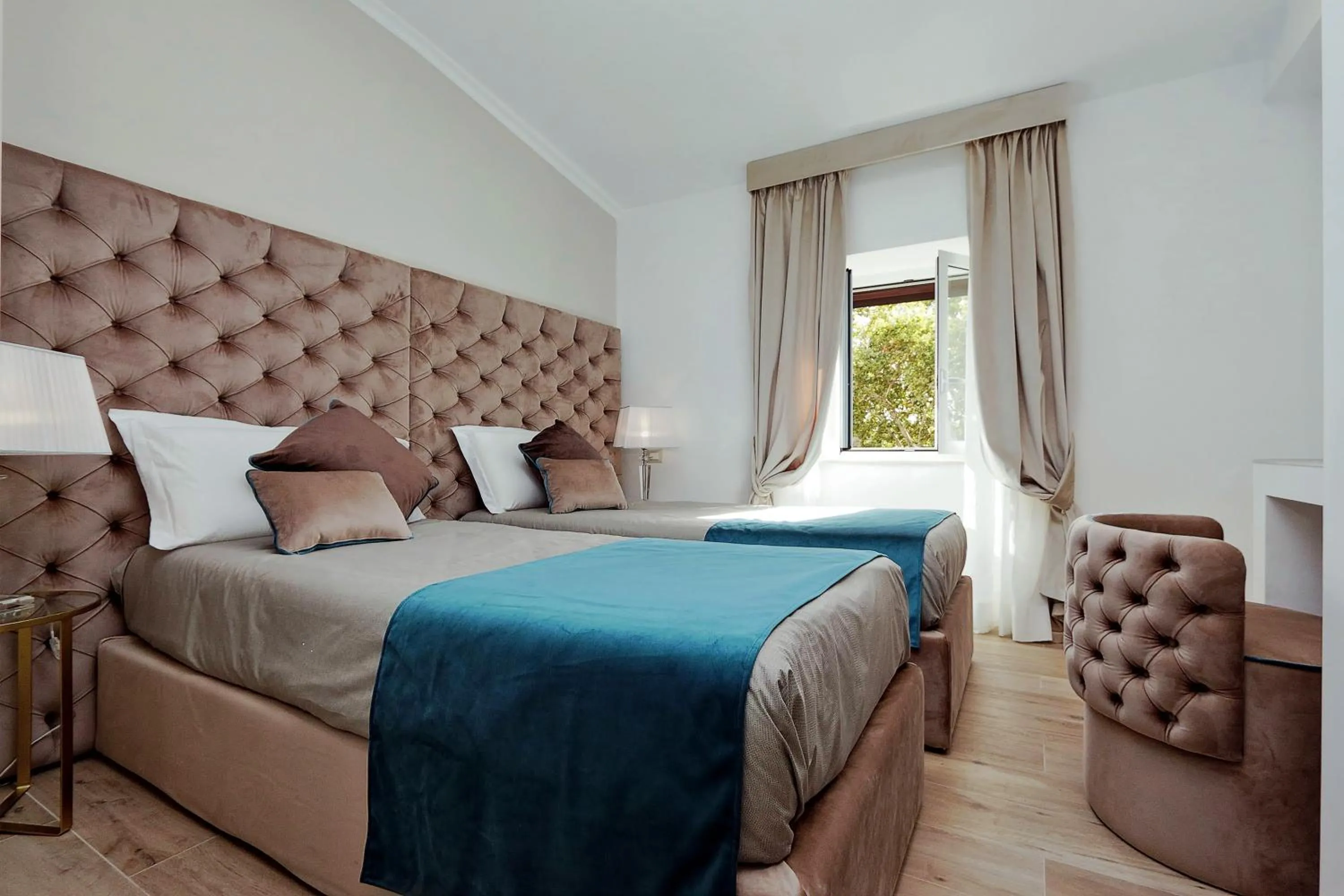 Bed in Relais Aquarium