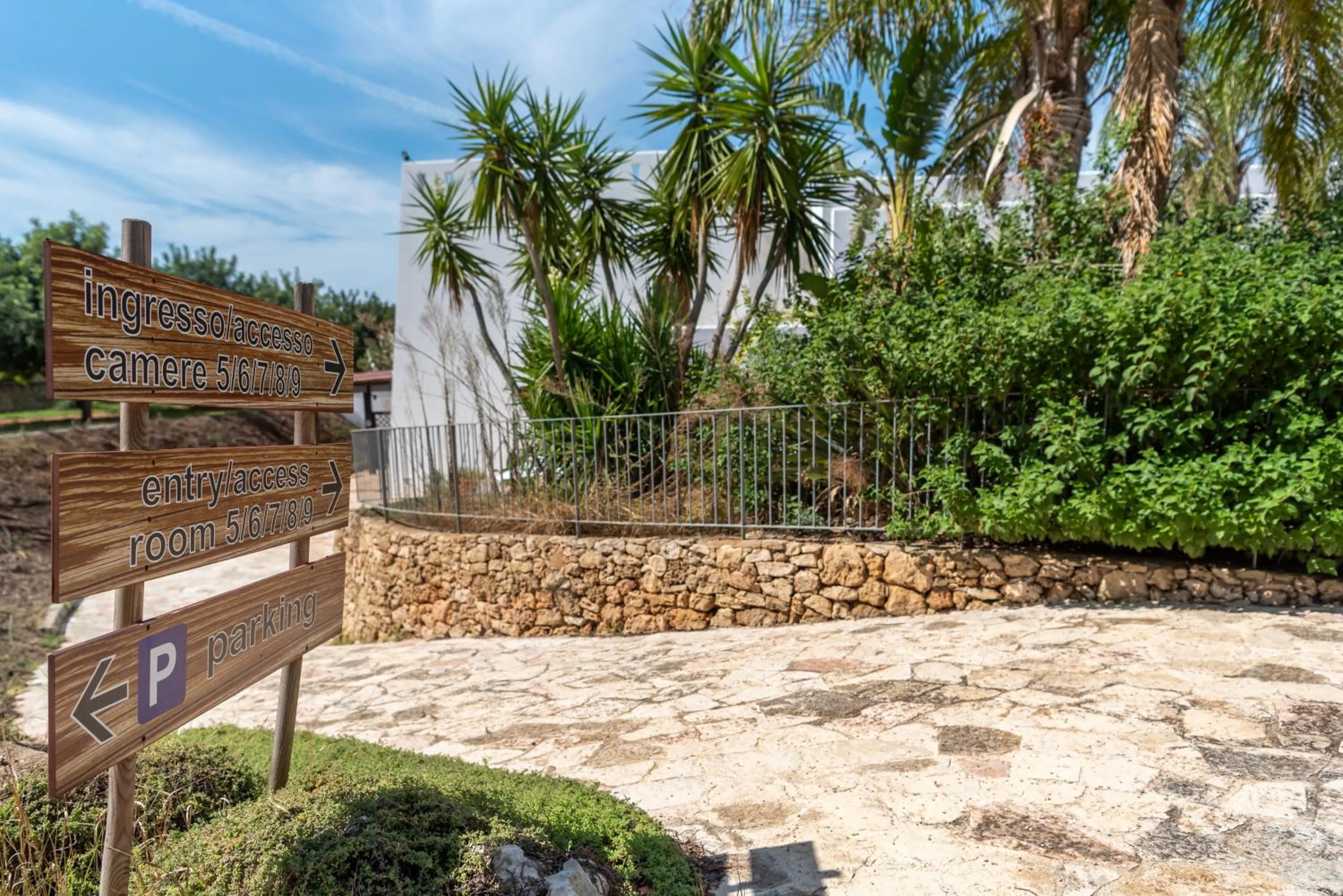 Garden in B&B Tenuta Barone