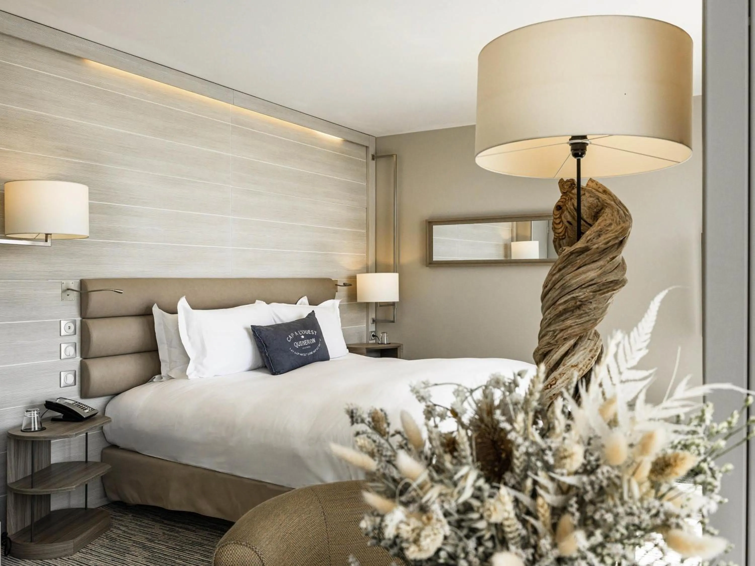 Bedroom, Bed in Sofitel Quiberon Thalassa sea & spa