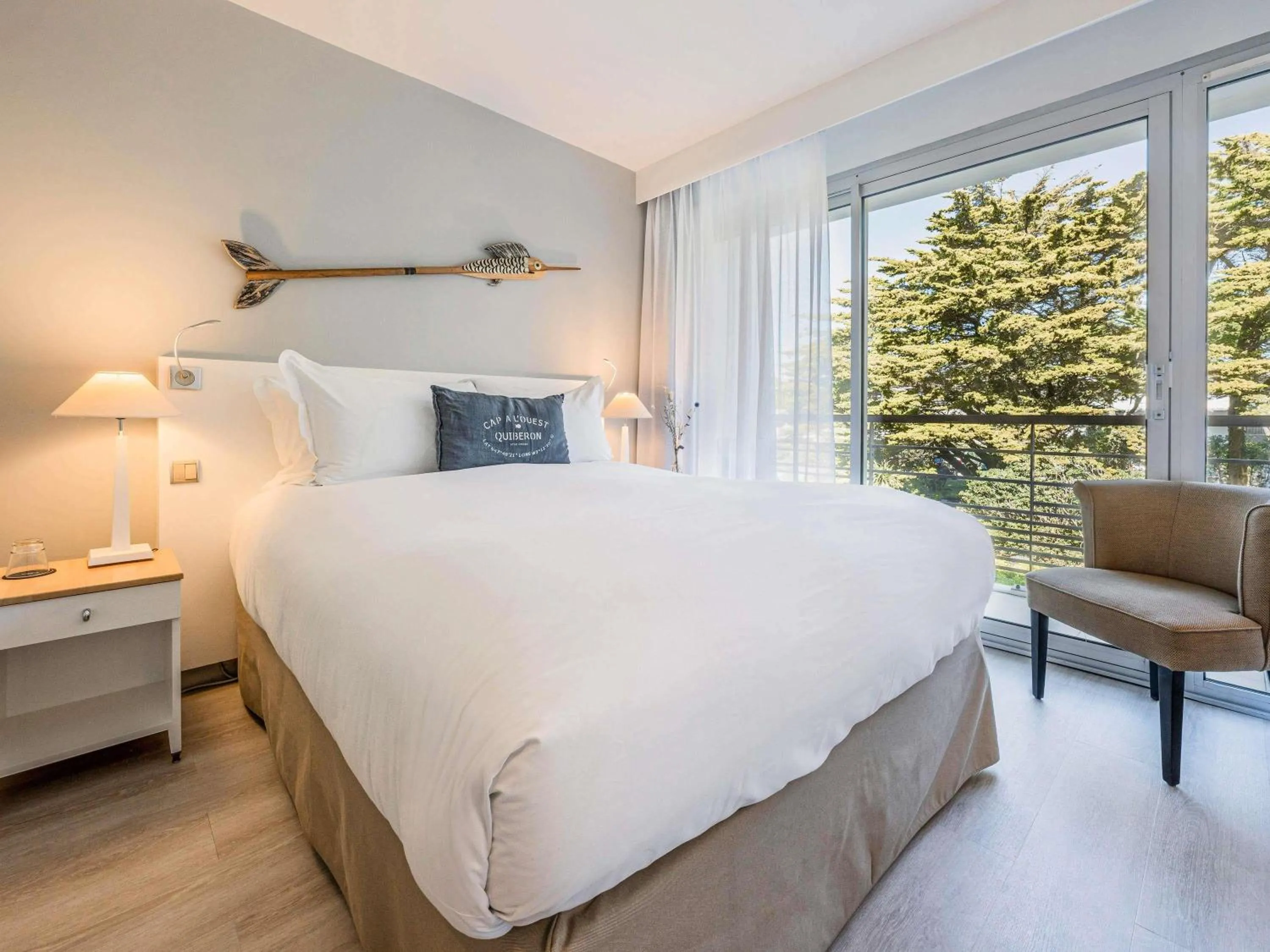 Bedroom, Bed in Sofitel Quiberon Thalassa sea & spa