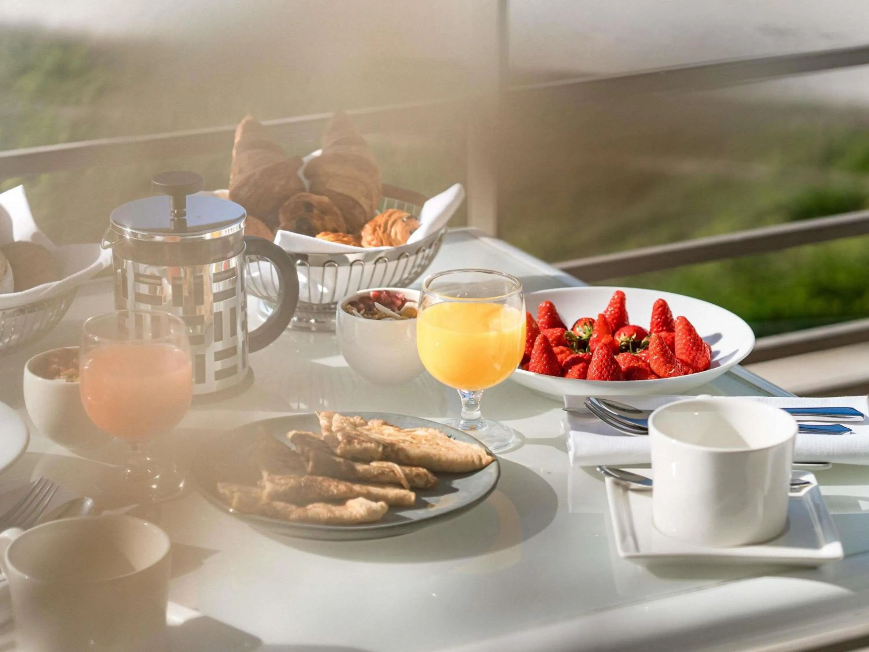 Breakfast in Sofitel Quiberon Thalassa sea & spa