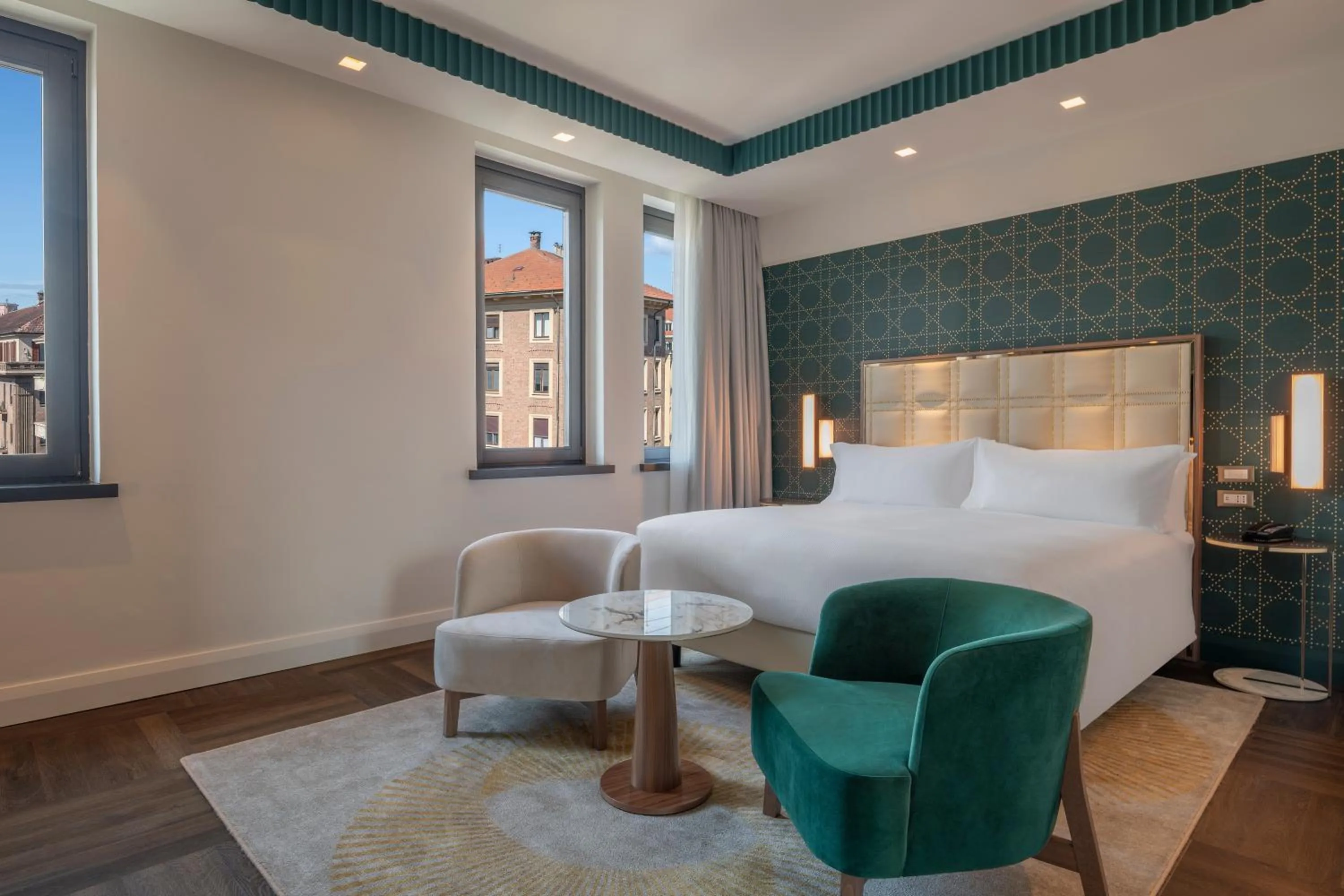 Bedroom, Bed in Hilton Turin Centre