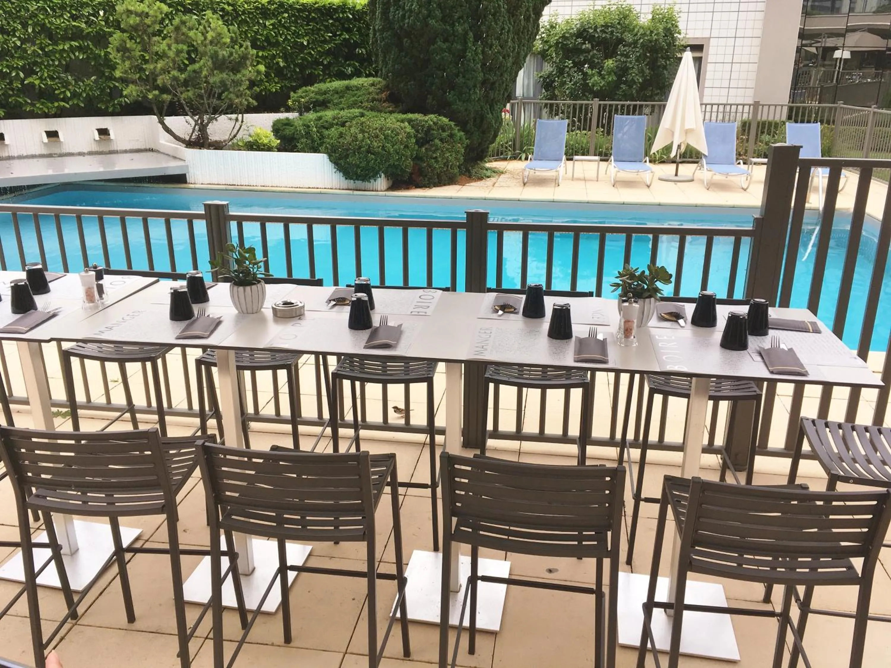 Pool view in Mercure Dijon Centre Clemenceau