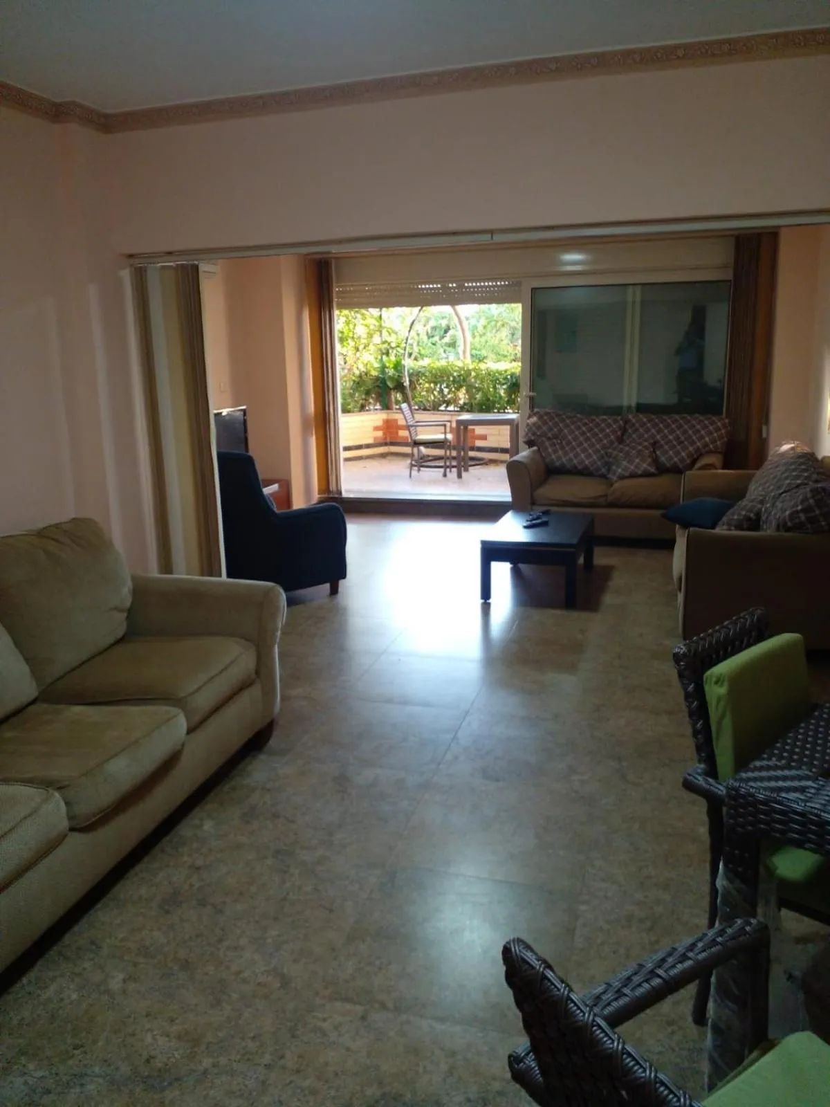 Living room in Al Raya Apartments
