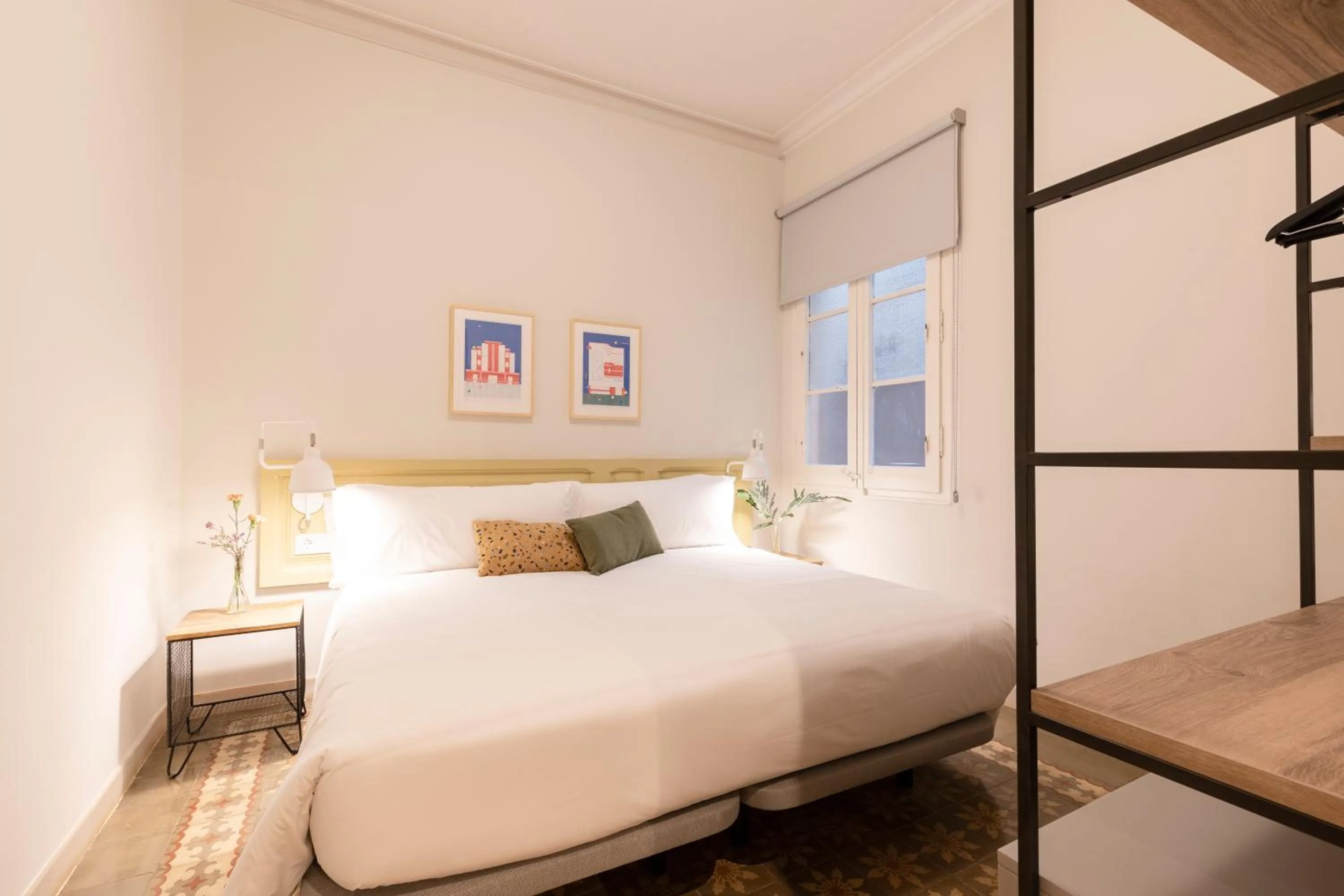 Bed in Aspasios Gracia Apartments