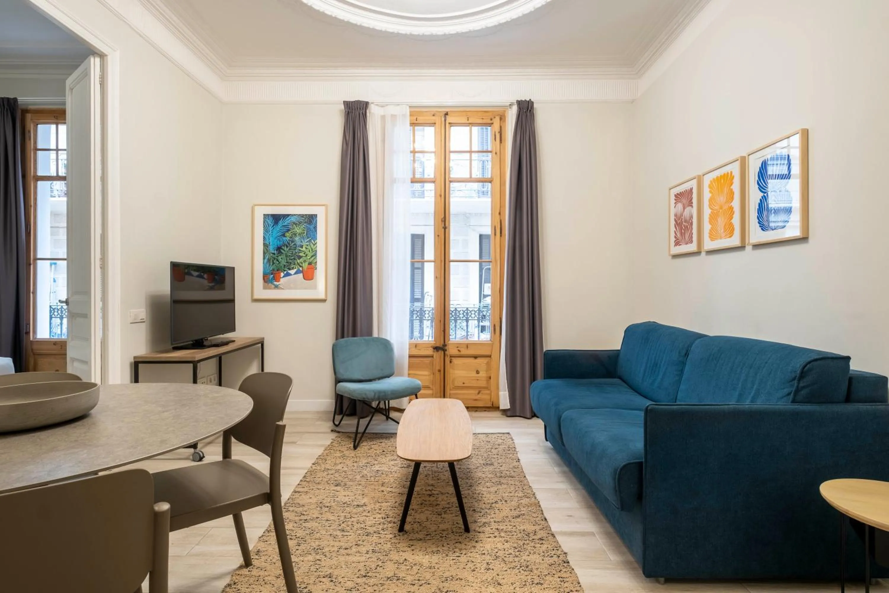 Living room in Aspasios Gracia Apartments