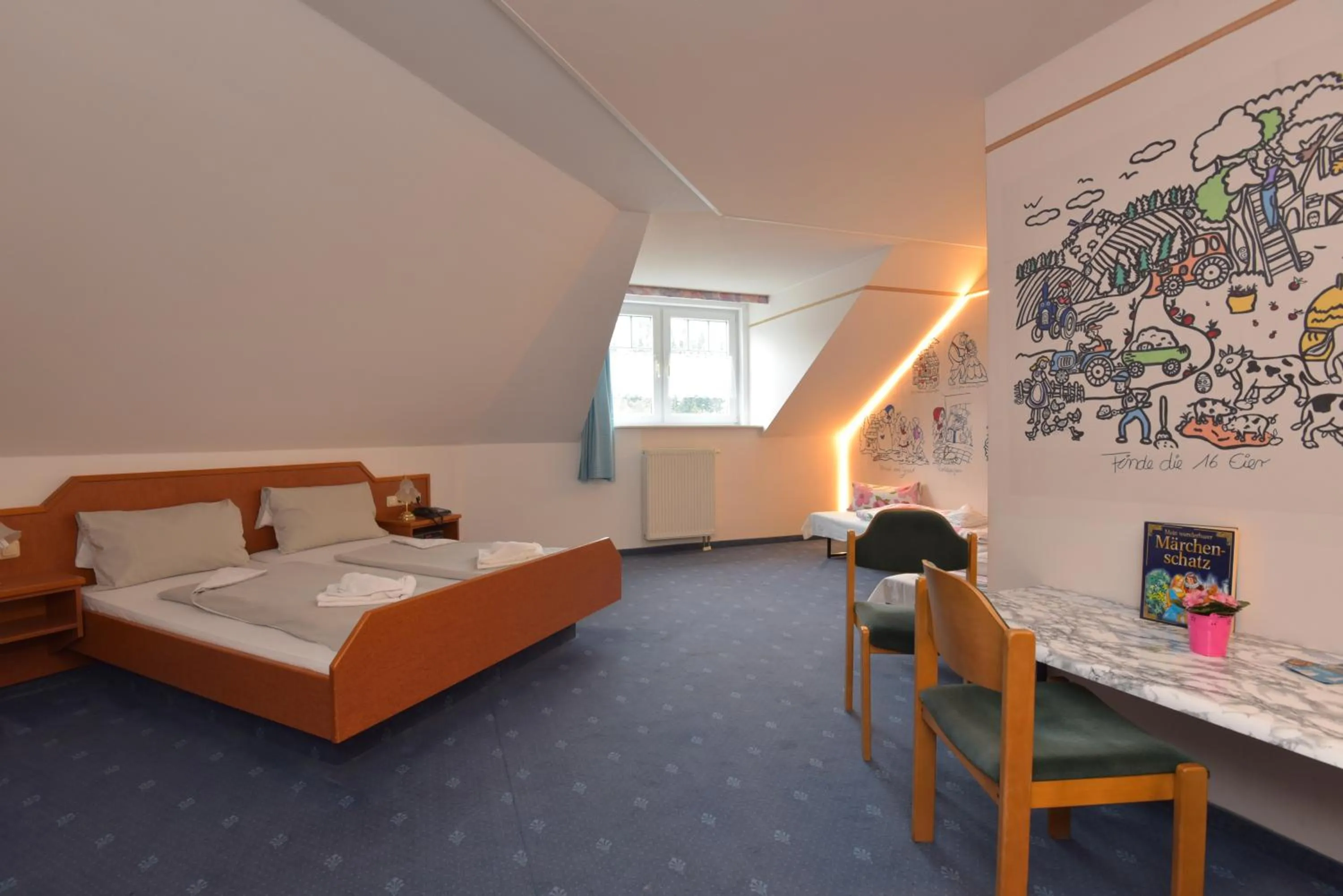 Bed in Waldhotel Feldbachtal