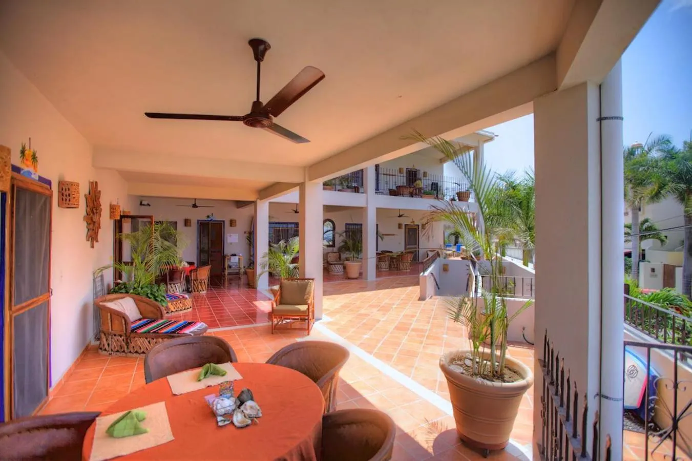 Patio in Hotel La Quinta del Sol