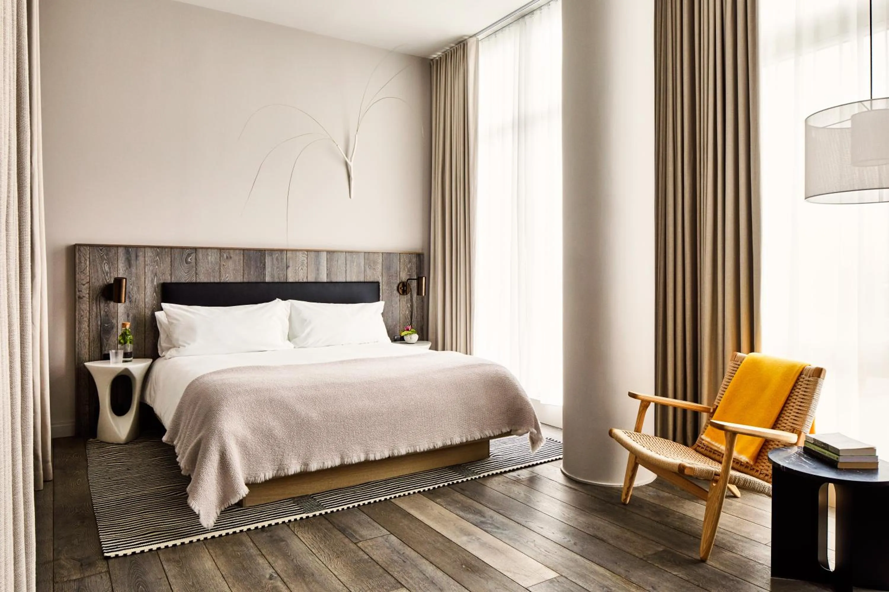 Bed in Asbury Ocean Club Hotel