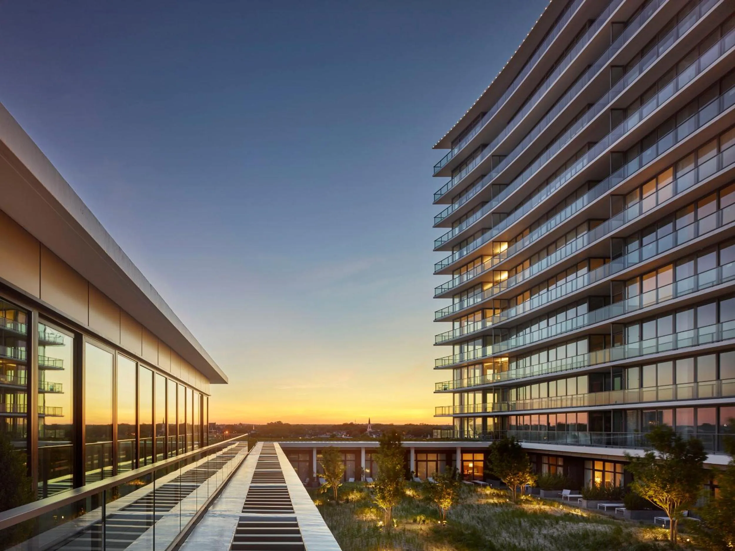 Property building in Asbury Ocean Club Hotel