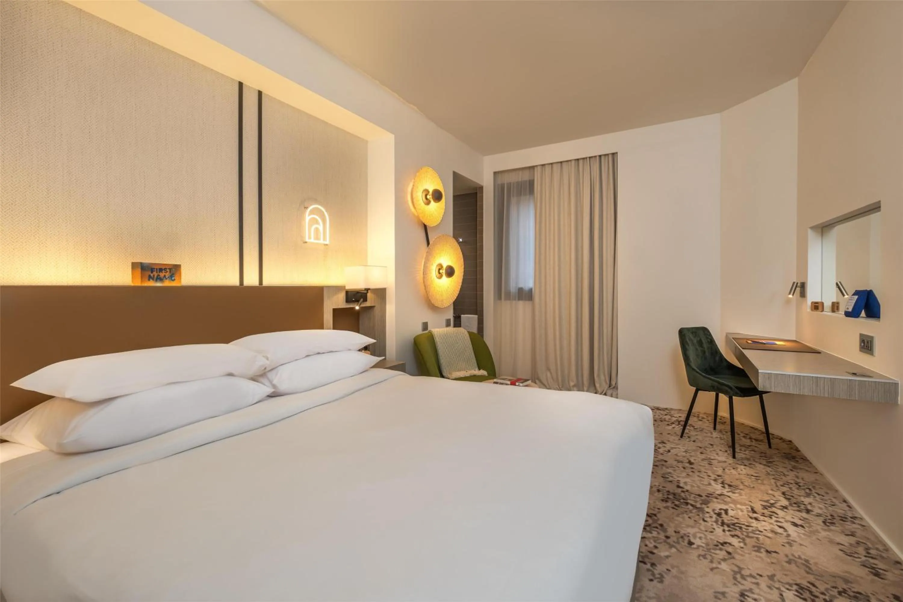 Bedroom, Bed in FirstName Toulouse, part of JdV by Hyatt