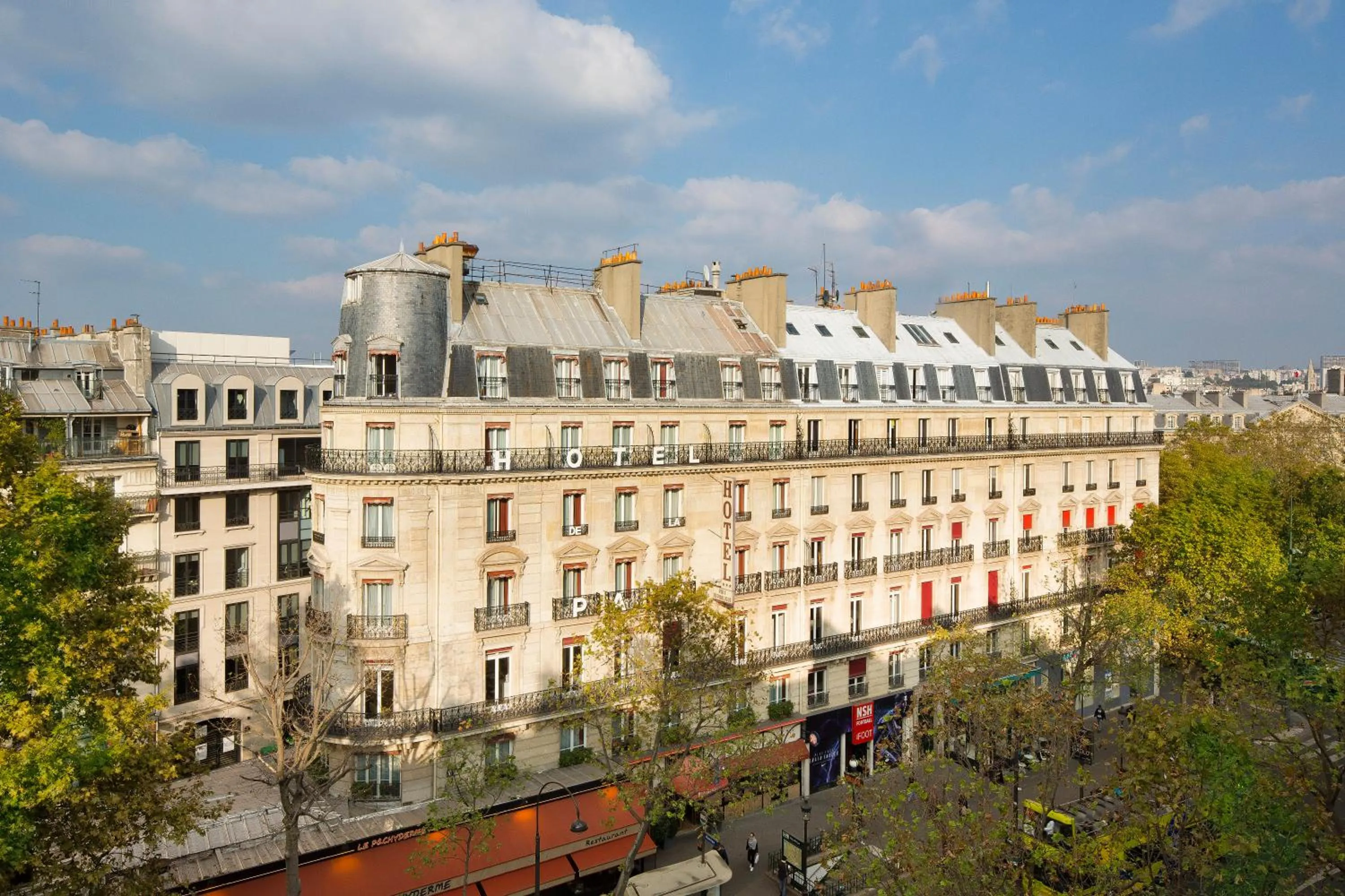 Bird's eye view in Hotel Paix Republique