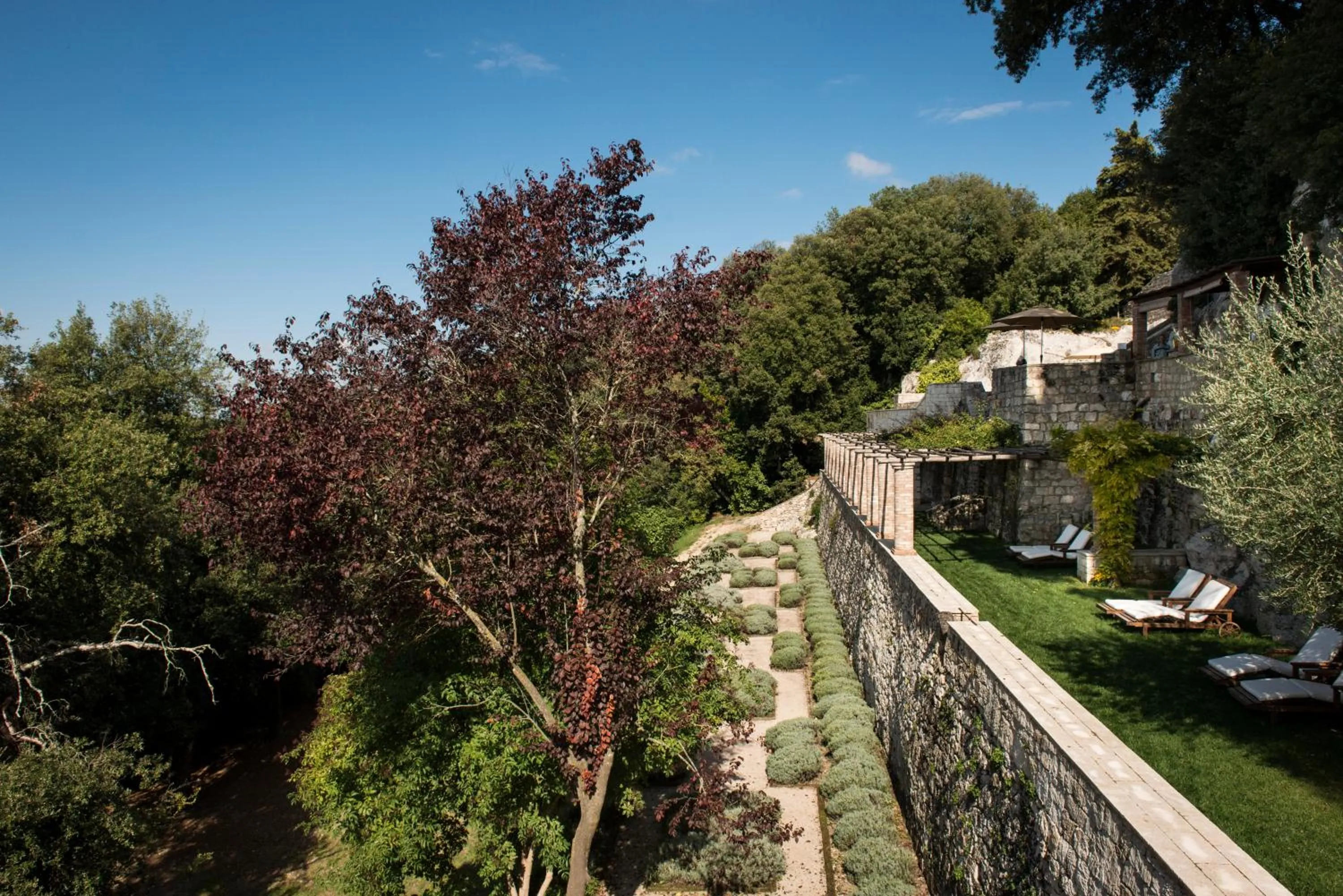 Balcony/Terrace in Borgo Pignano Tuscany