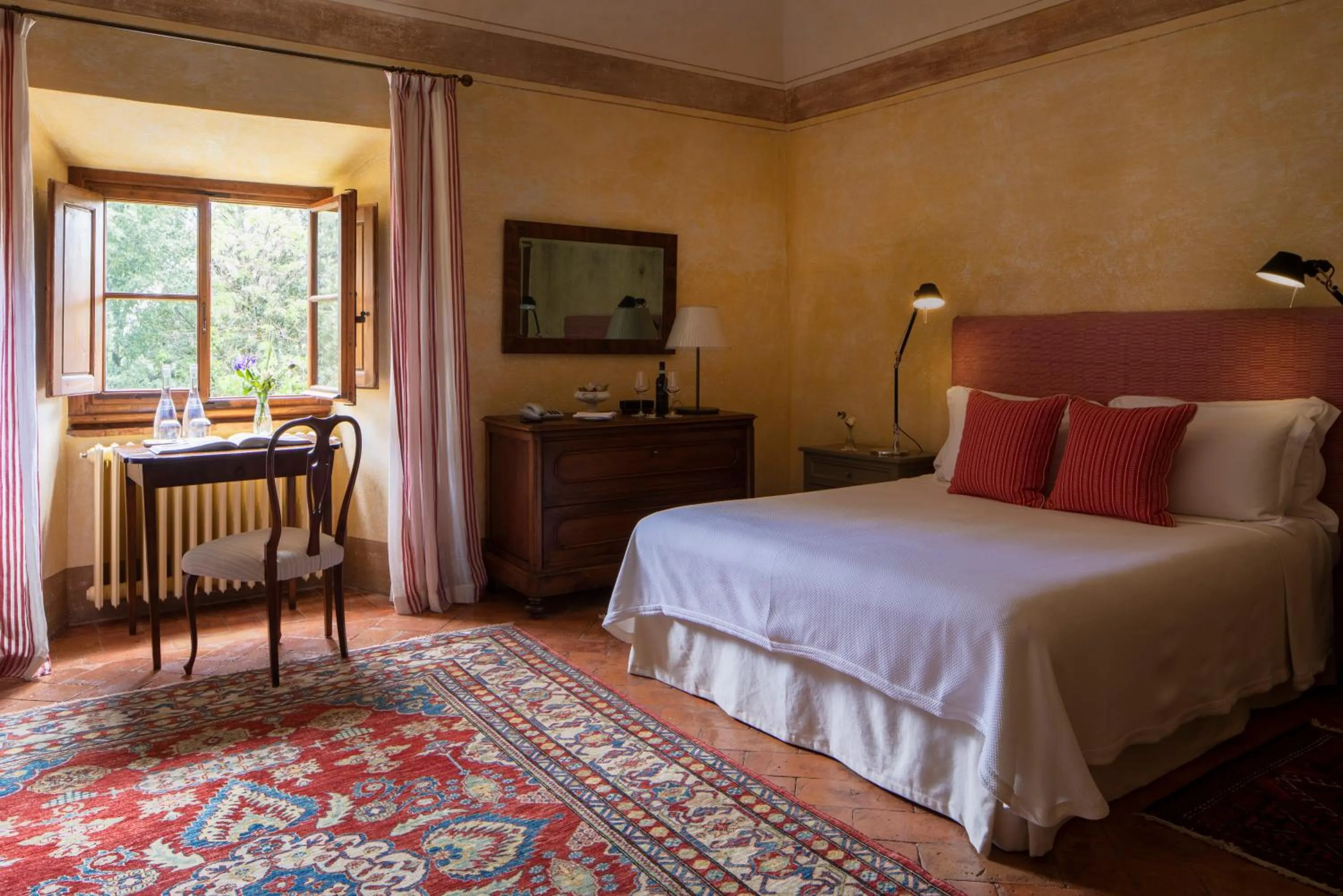 Bed in Borgo Pignano Volterra Tuscany