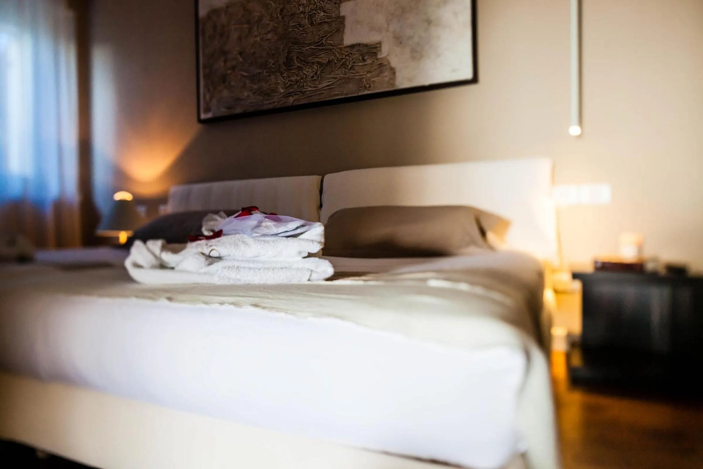 Bed in Quercia Belvedere Relais