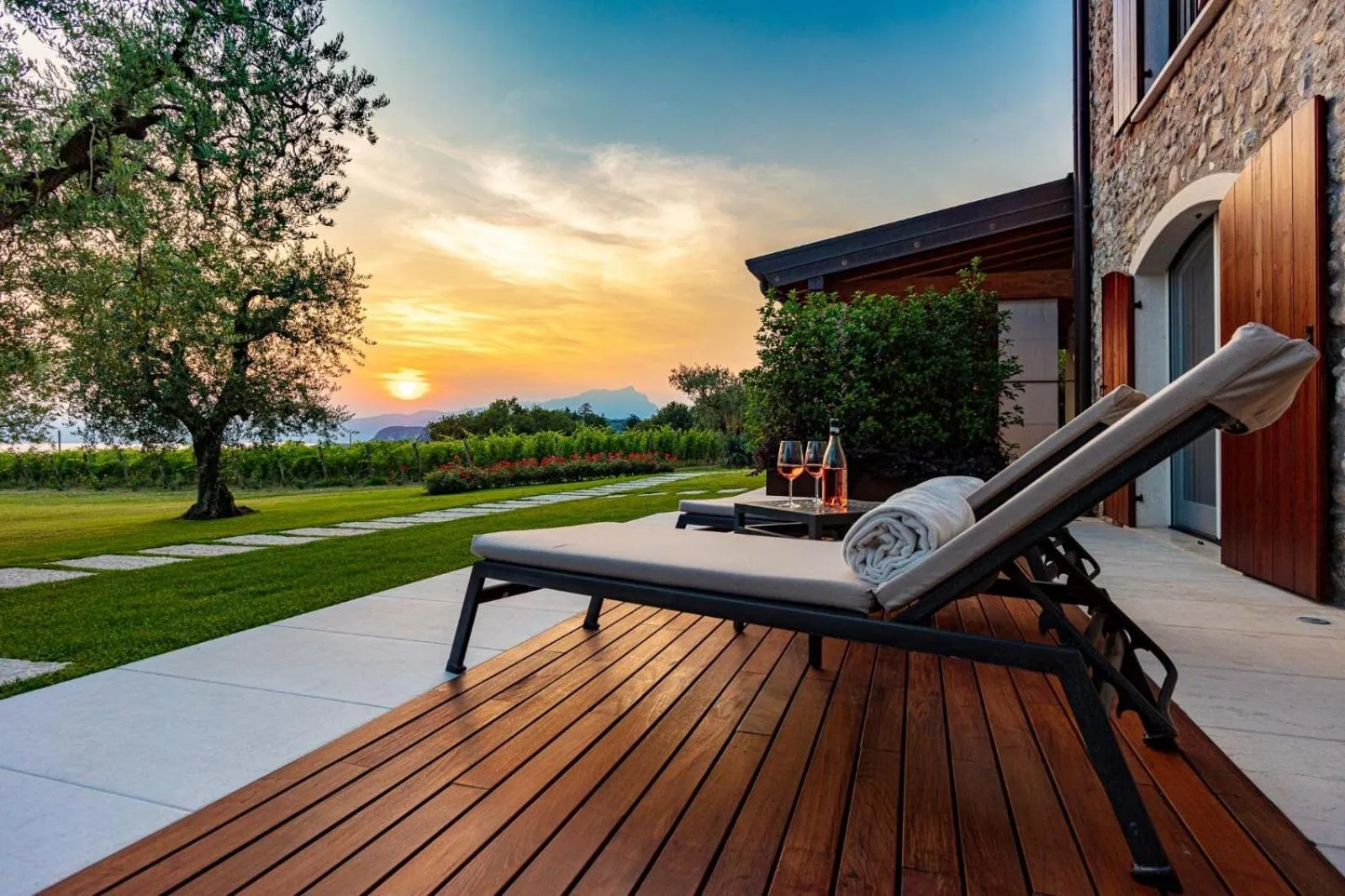 Patio in Quercia Belvedere Relais