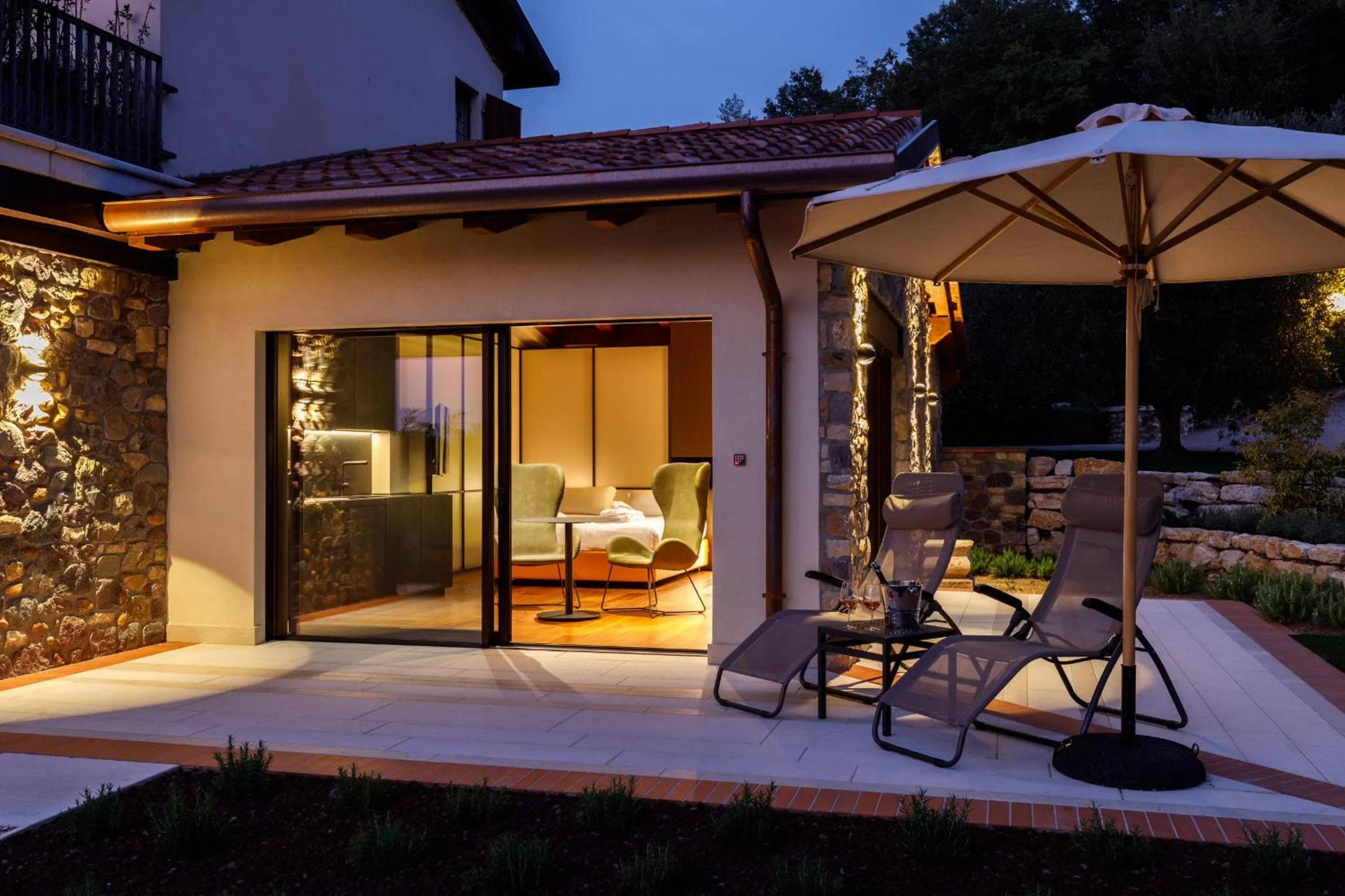 Patio in Quercia Belvedere Relais