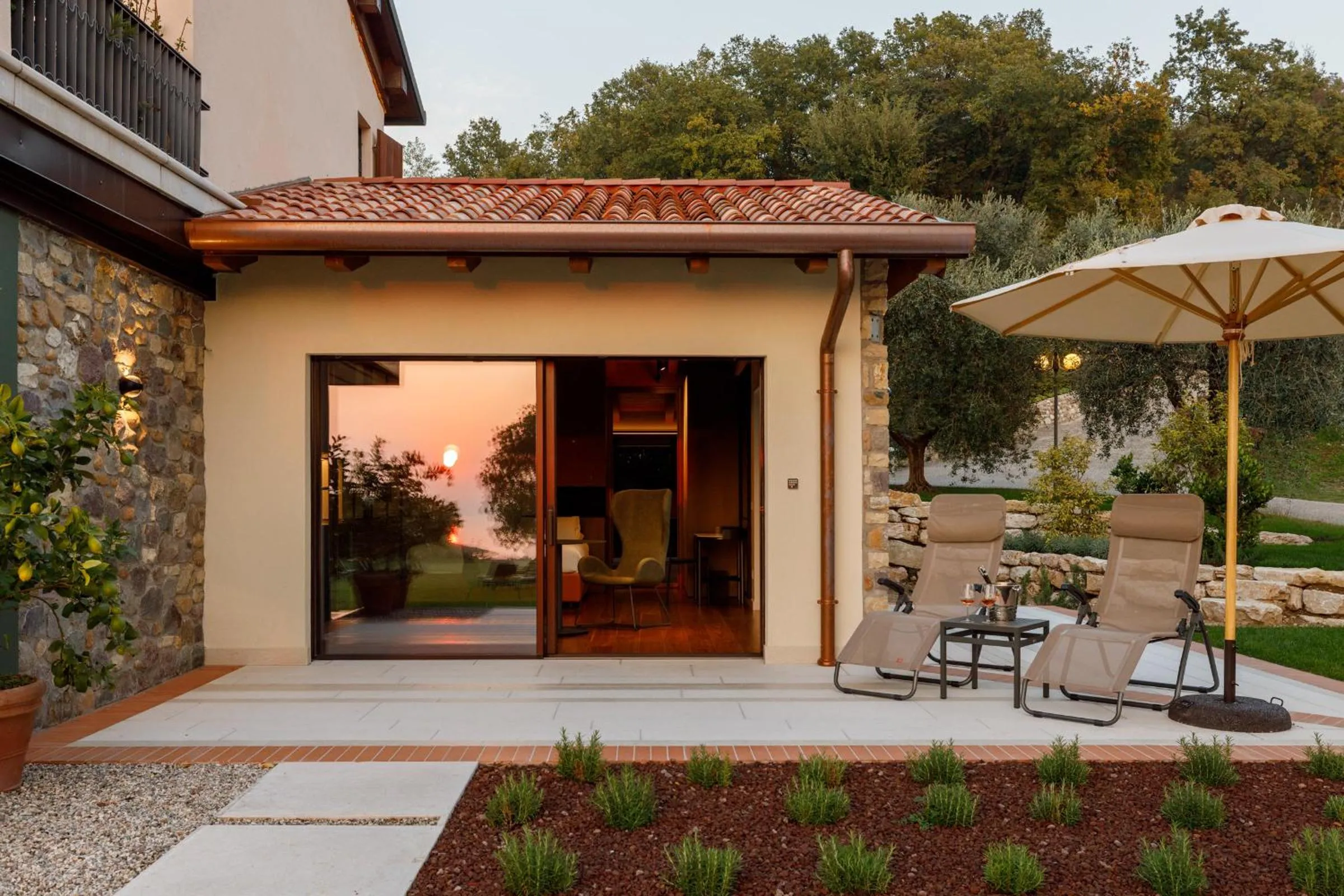 Garden in Quercia Belvedere Relais