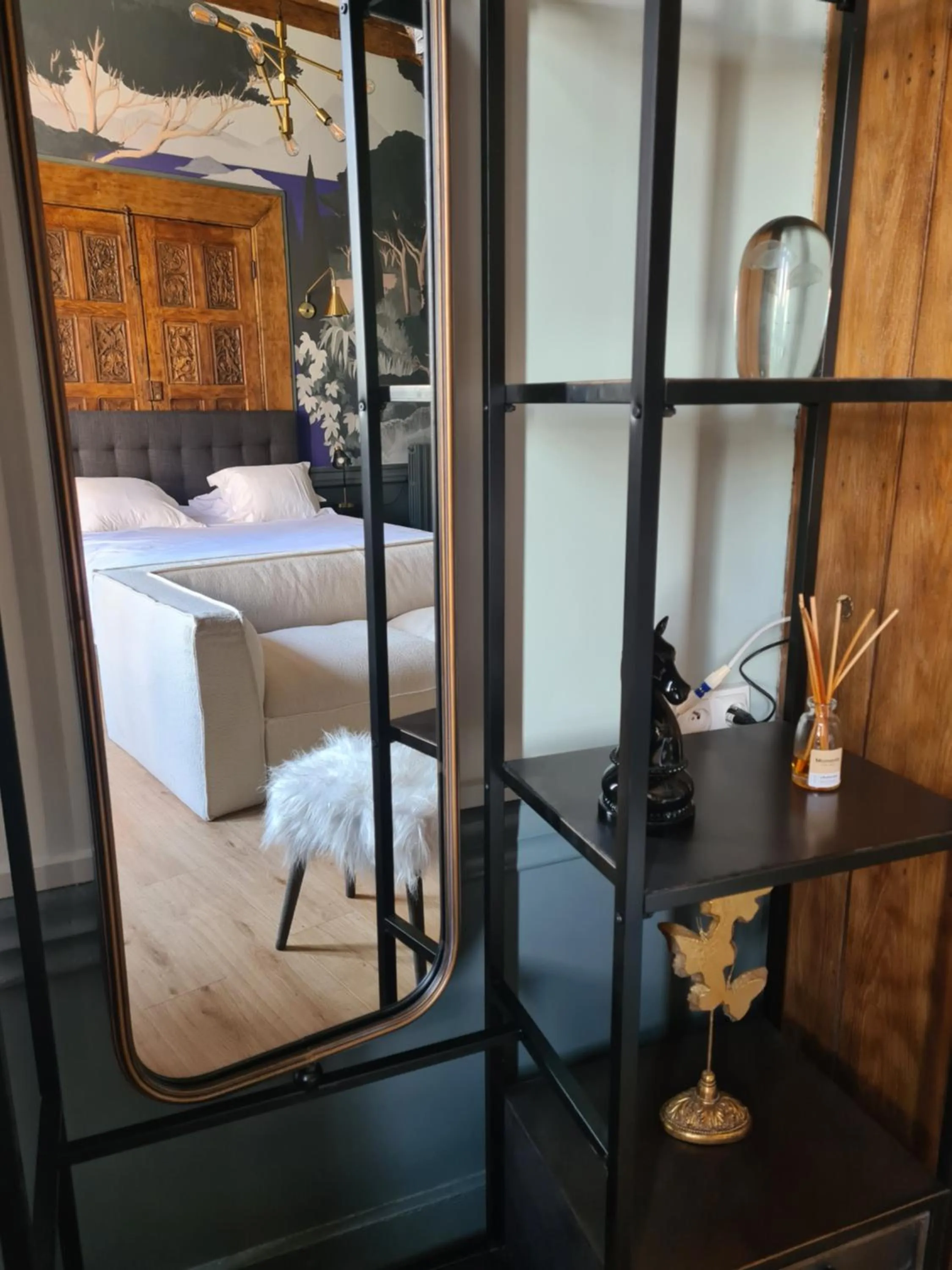 Bed in The Originals Boutique, Hôtel La Villa Marine, Le Tréport