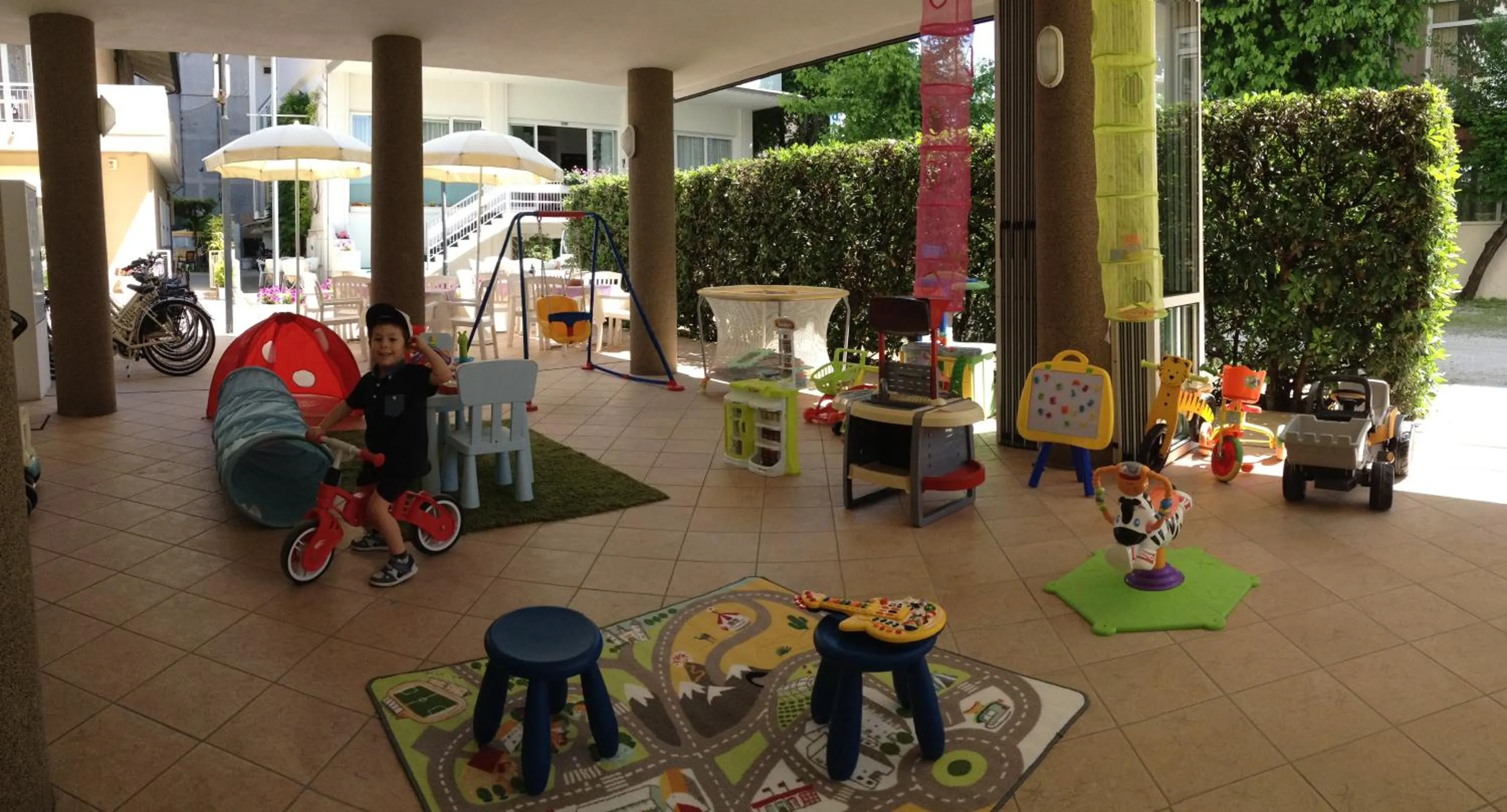 Garden in Hotel Haiti