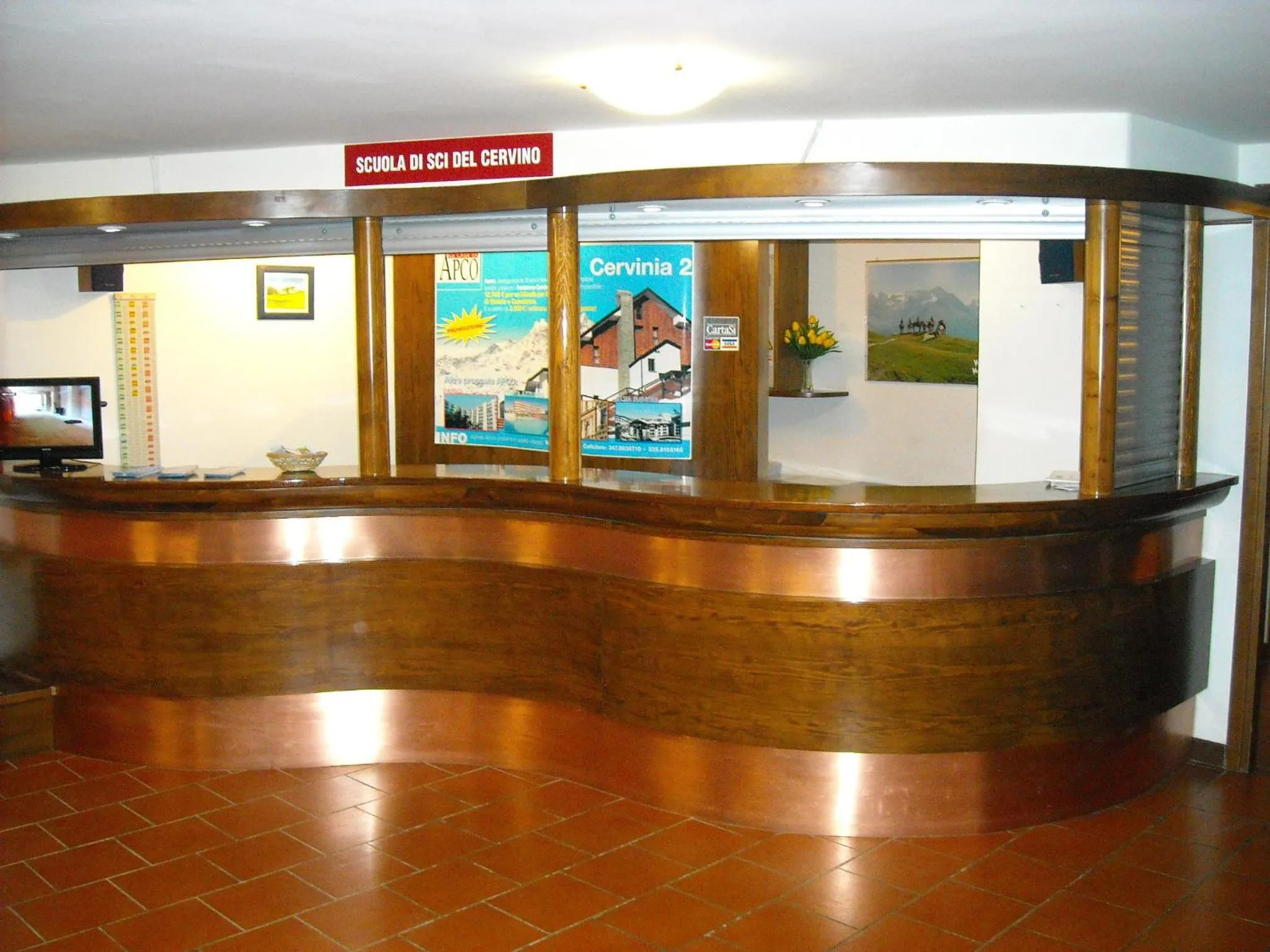 Lobby or reception in Cervinia Due
