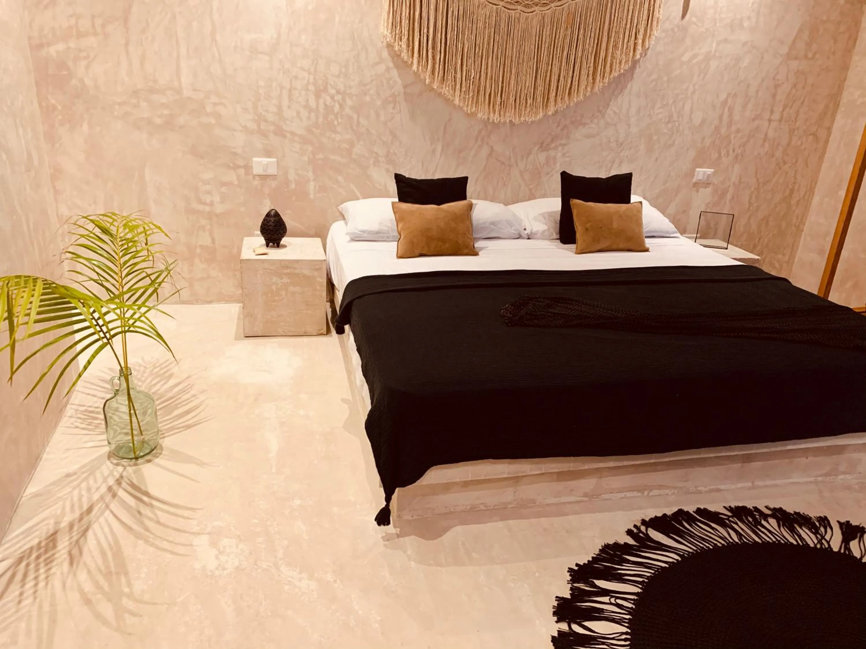 Bed in Apartments & Suites MADRE Holbox Self-Check IN