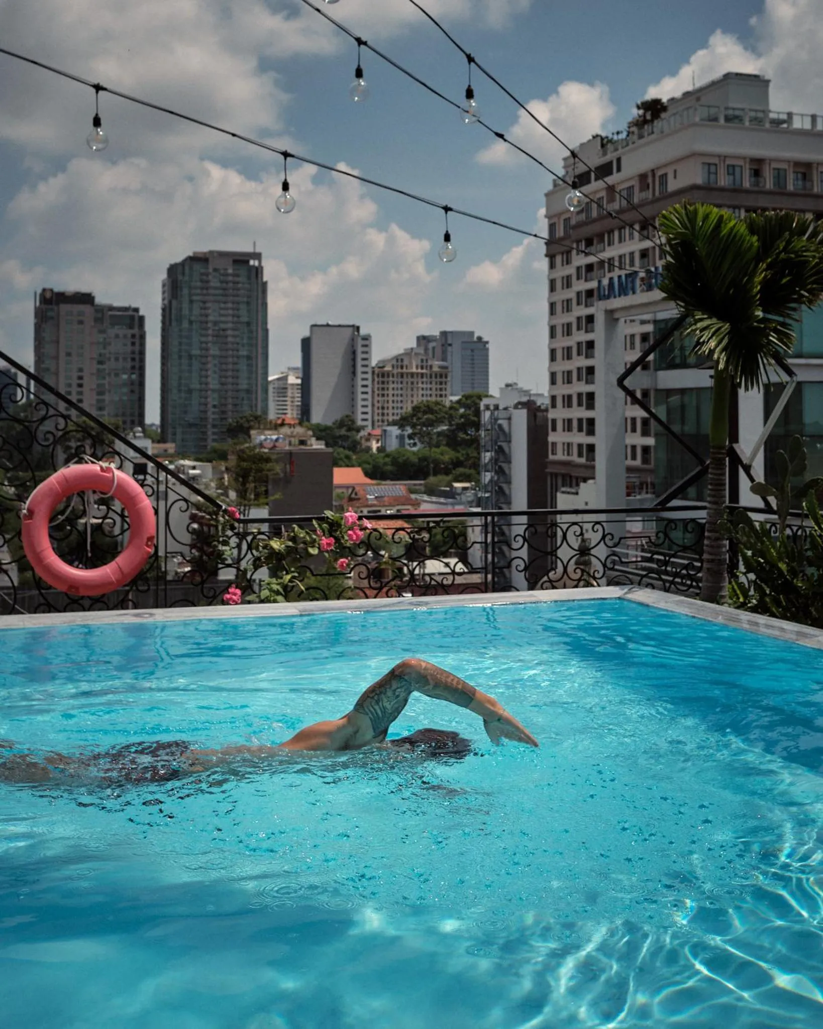Swimming pool in Icon Saigon - LifeStyle Design Hotel
