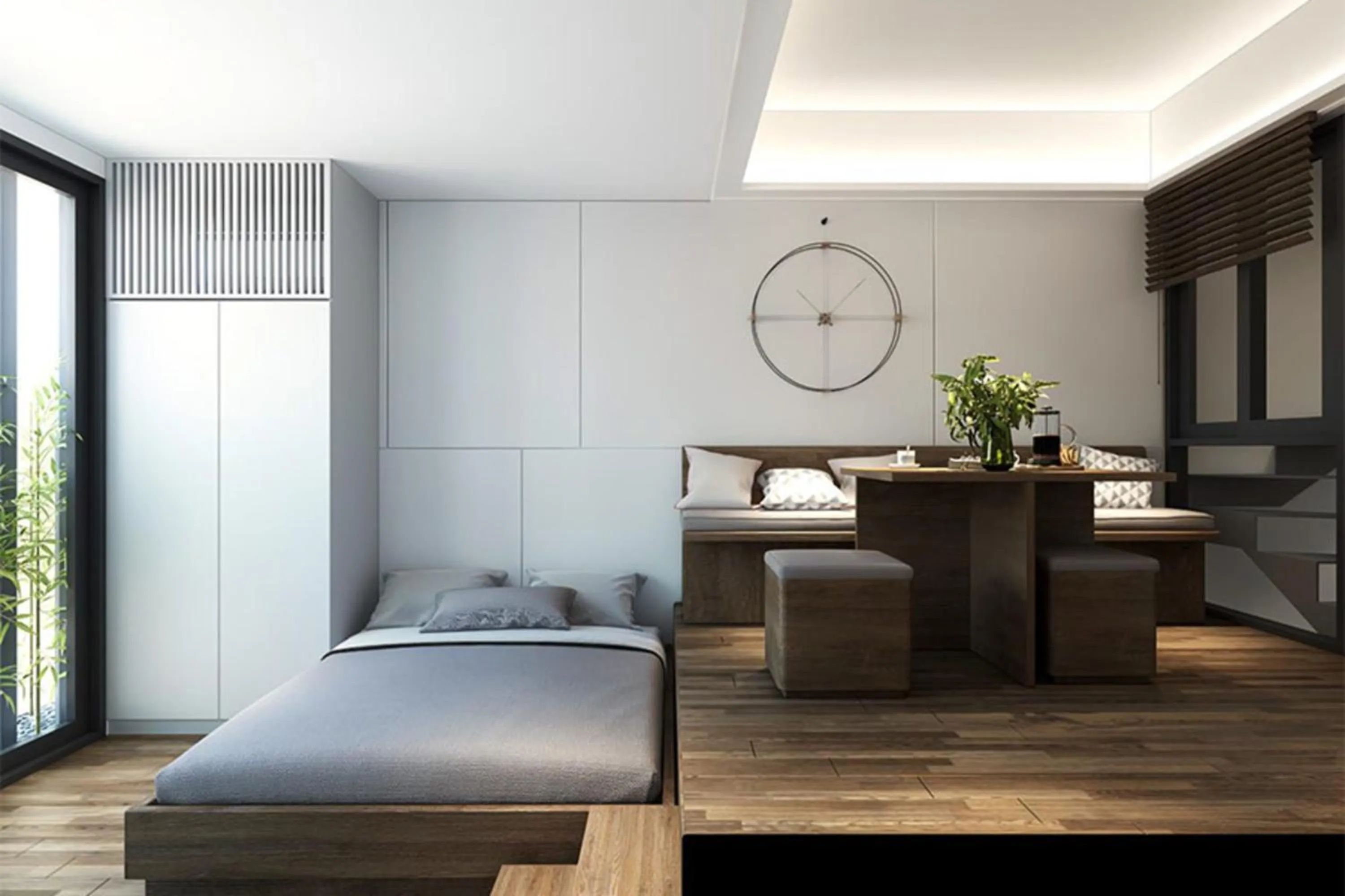 Photo of the whole room, Bed in Susan House Saigon Serviced Apartments