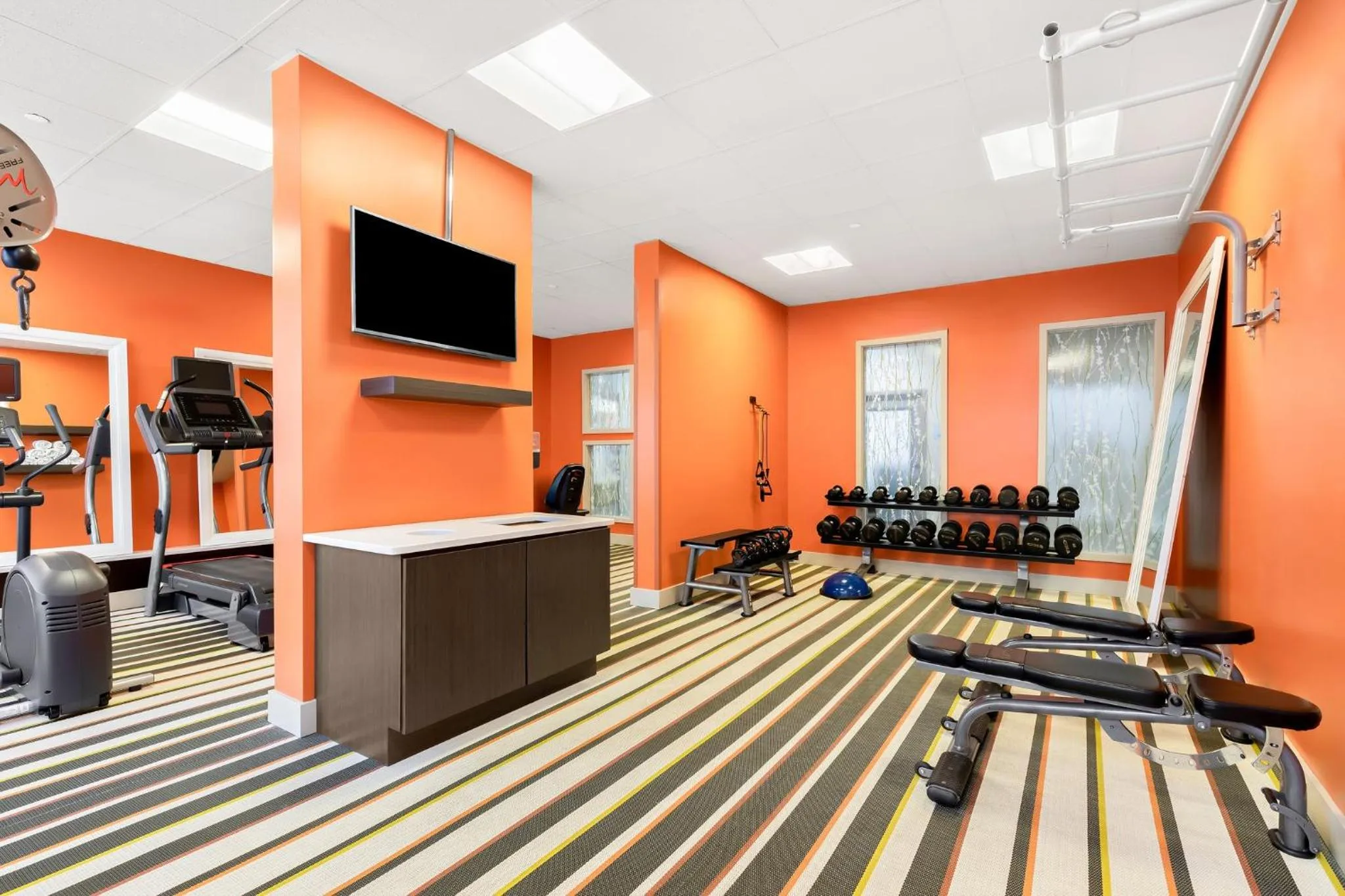 Fitness centre/facilities in Holiday Inn Express Atlanta Galleria-Ballpark Area by IHG