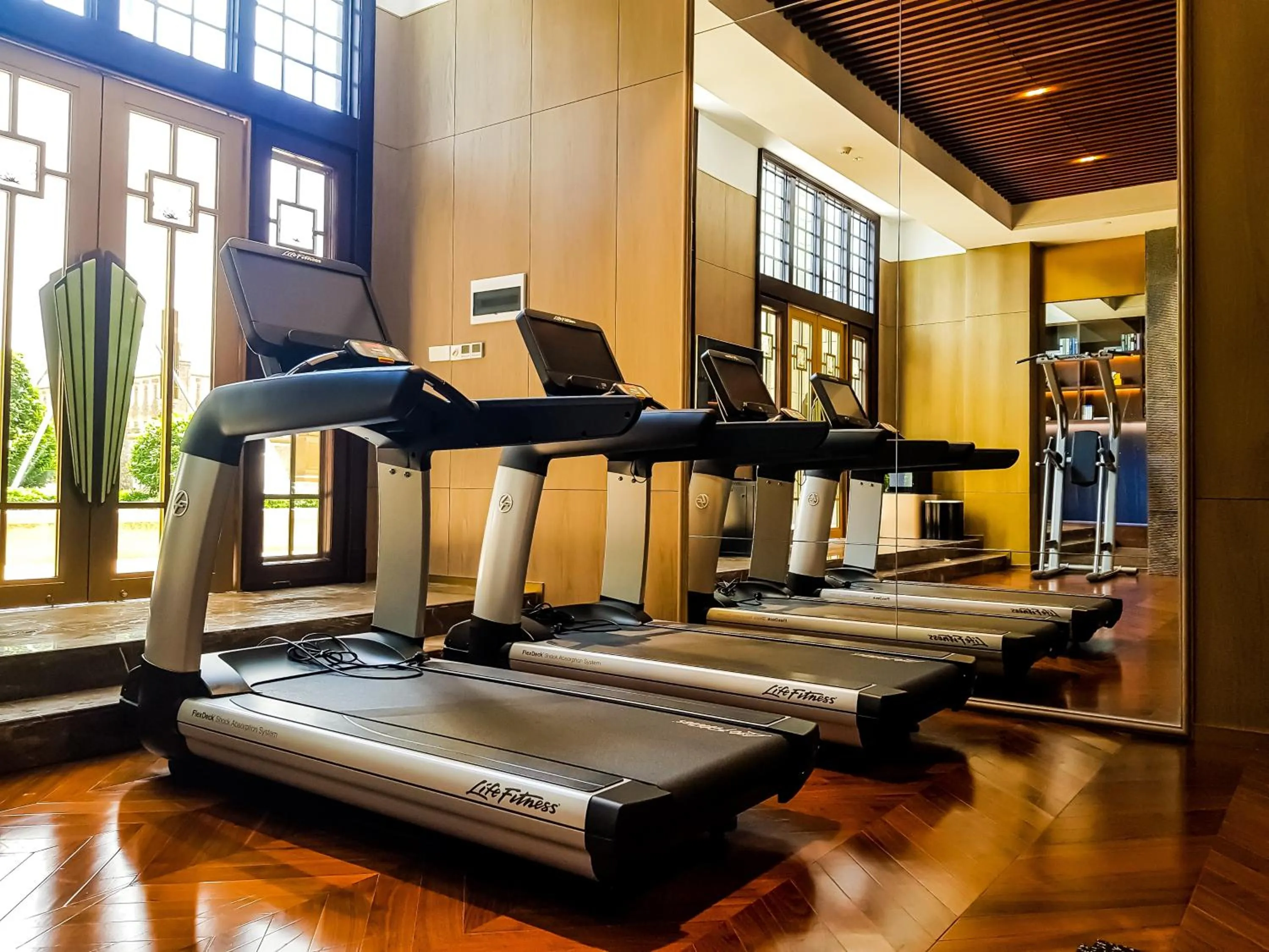 Fitness centre/facilities in Jin Bei Palace Hotel